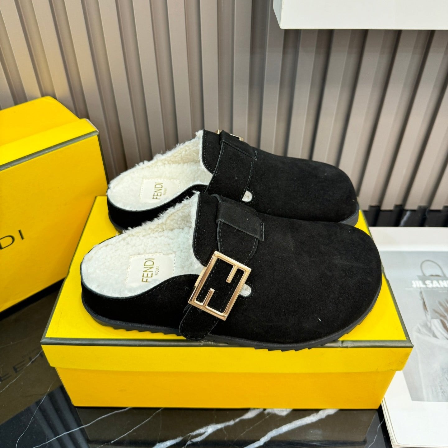 Suede Fur Slippers-1 mysite