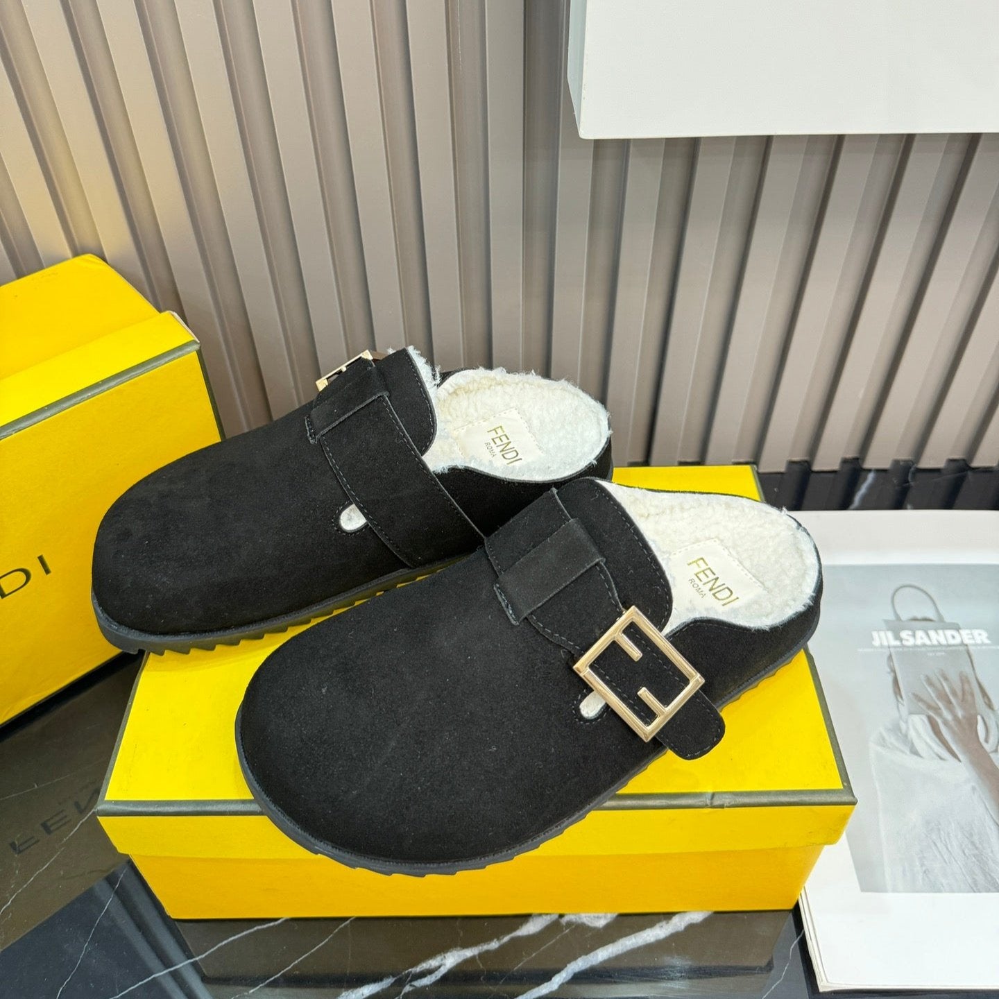 Suede Fur Slippers-1 mysite