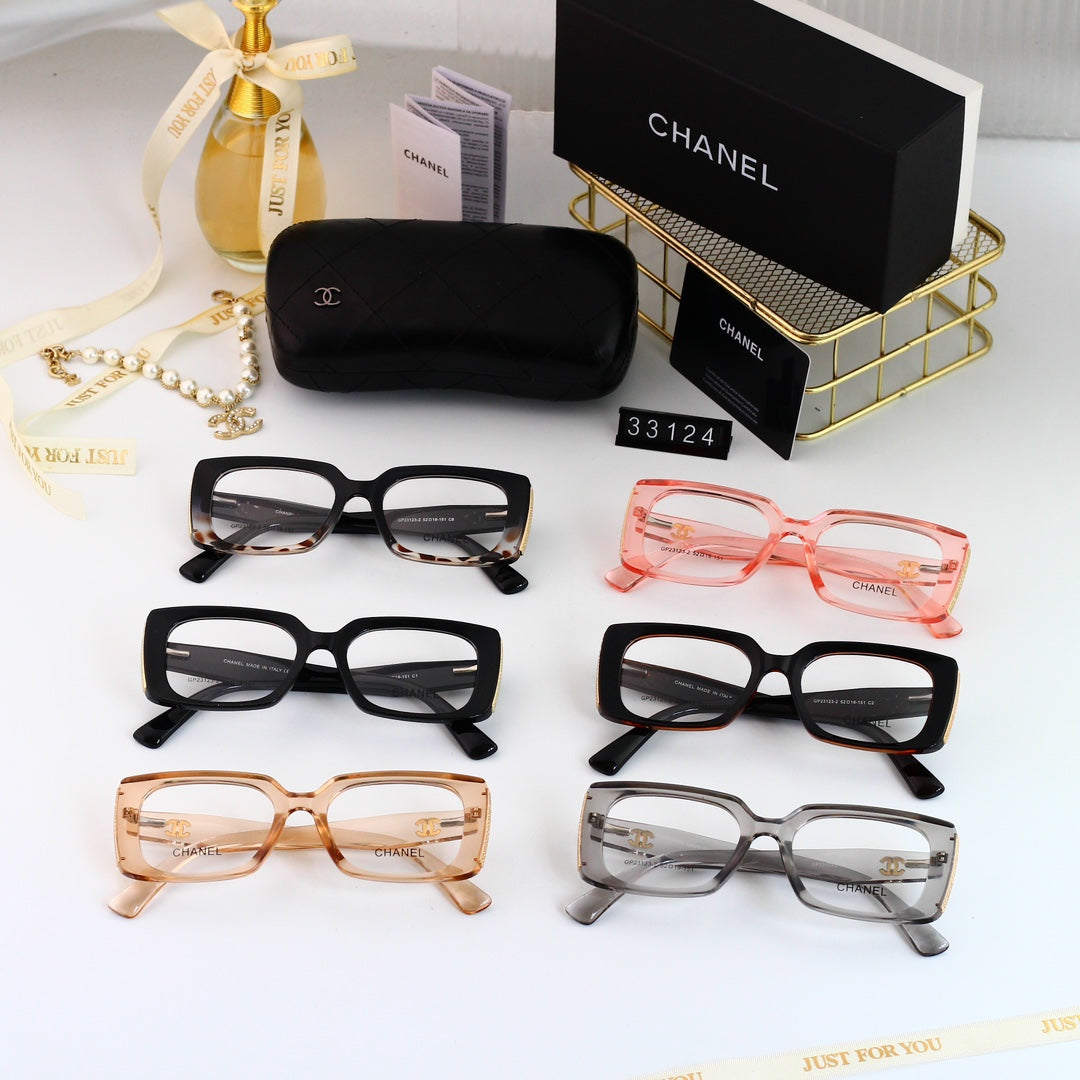 Square Thick Frame Fashion Glasses-s mysite