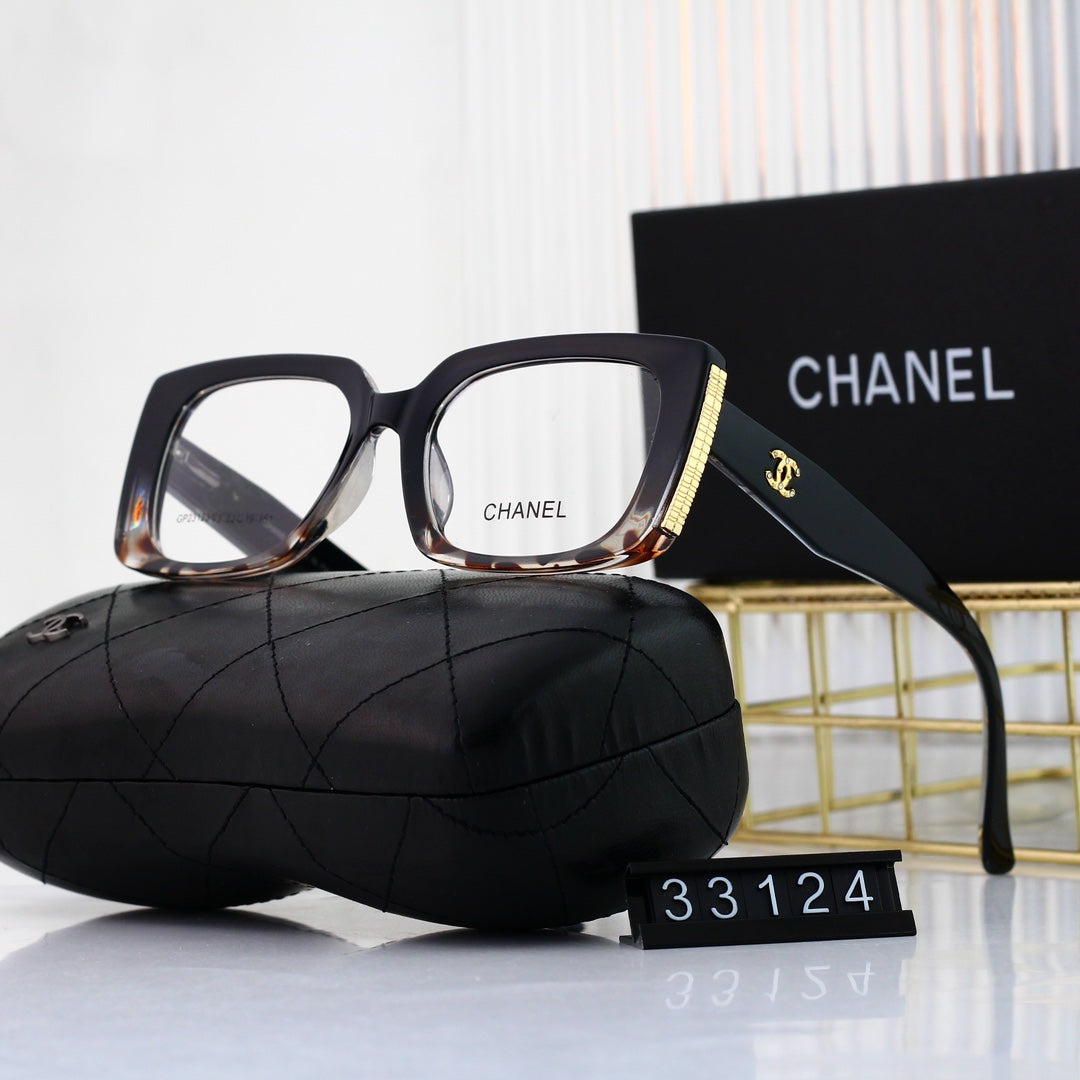 Square Thick Frame Fashion Glasses-s mysite