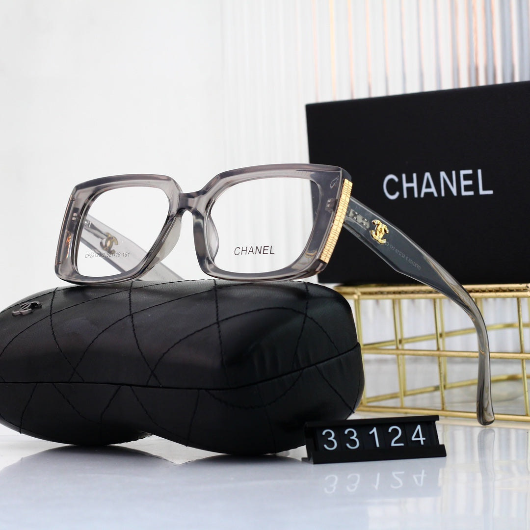 Square Thick Frame Fashion Glasses-s mysite