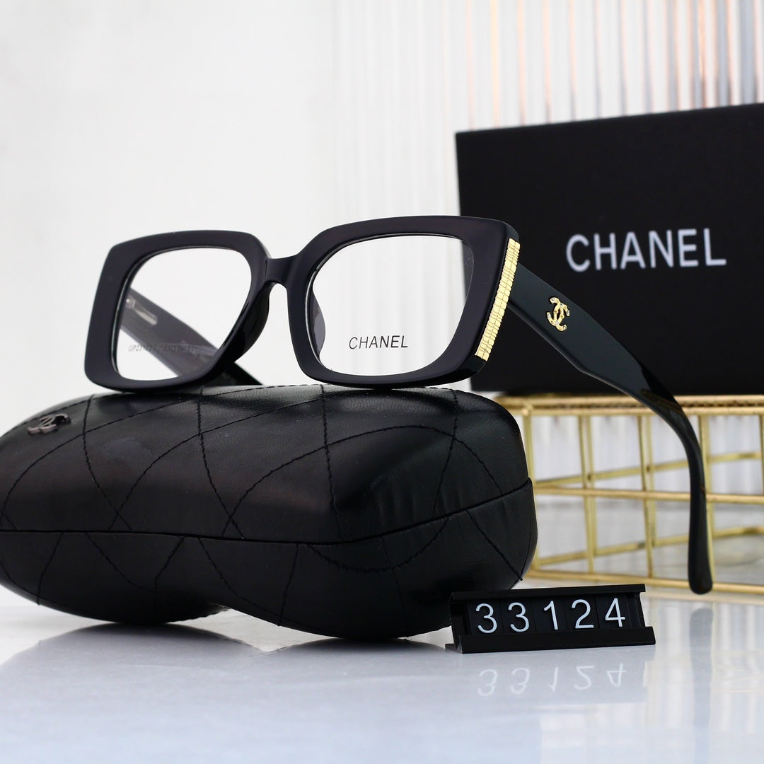 Square Thick Frame Fashion Glasses-s mysite