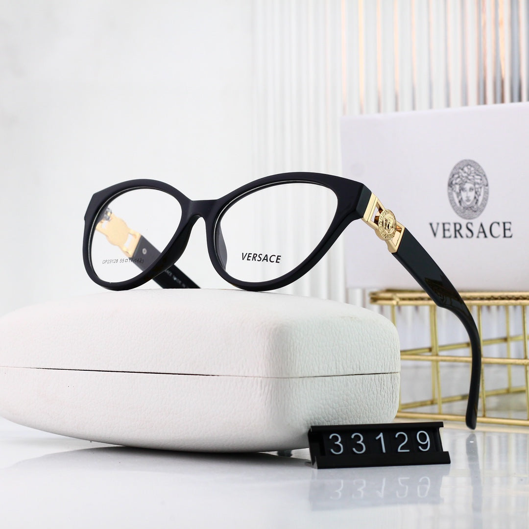 Retro Cat-Eye Metal Frame Glasses-s mysite