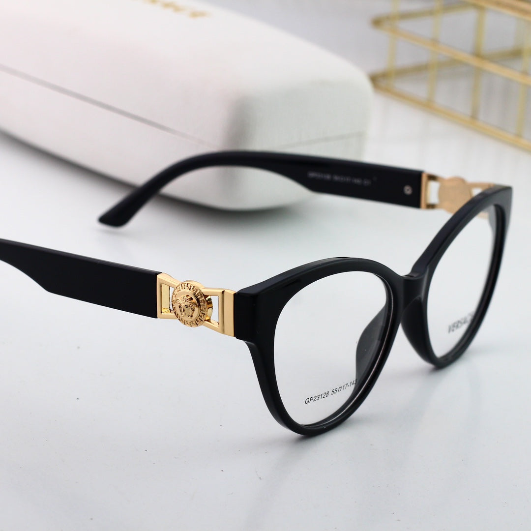 Retro Cat-Eye Metal Frame Glasses-s mysite