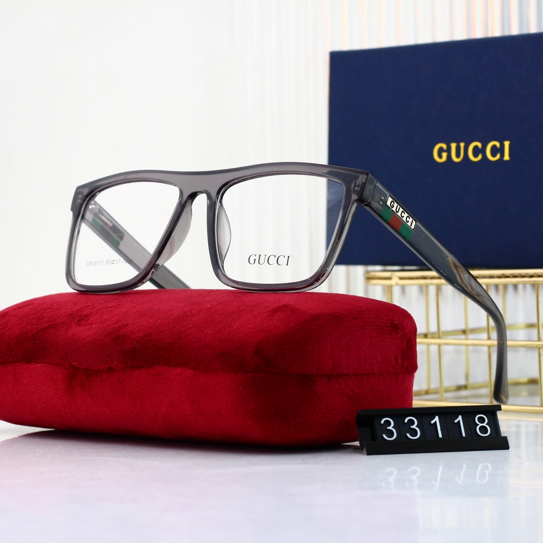 Unisex Fashionable Striped Rim Glasses-s mysite