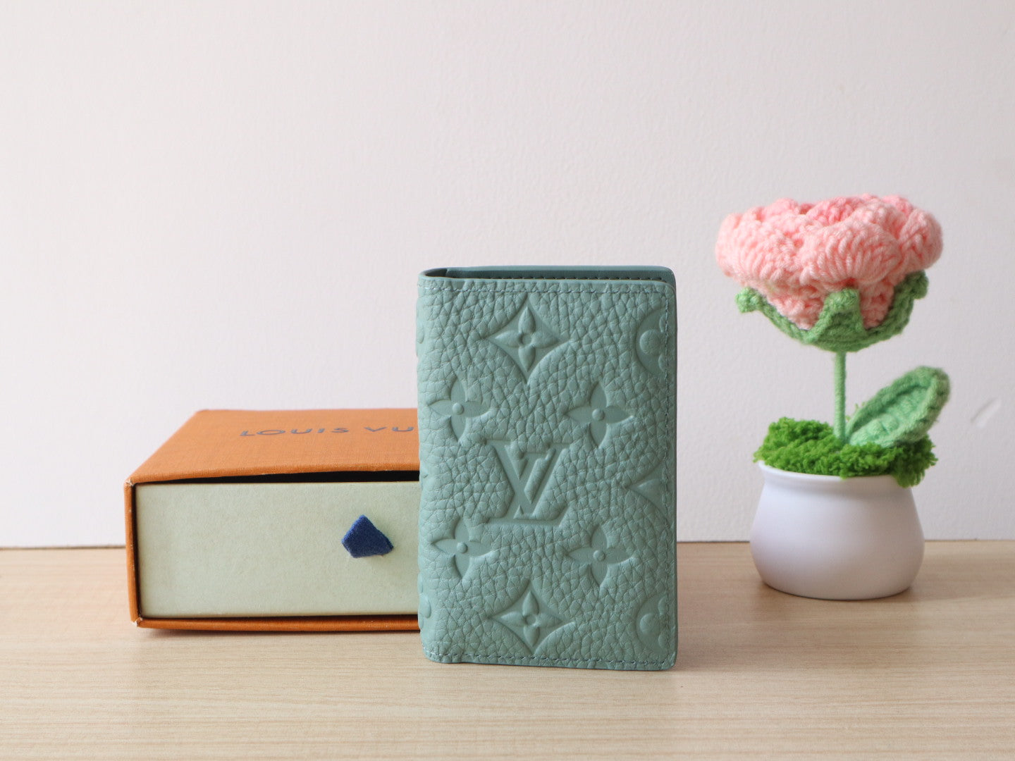 LV Pocket Organizer Monogram Grained Taurillon Cowhide mysite