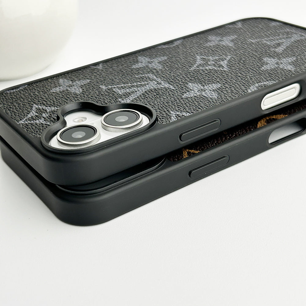 Luxury Brand Leather Case For iPhones mysite
