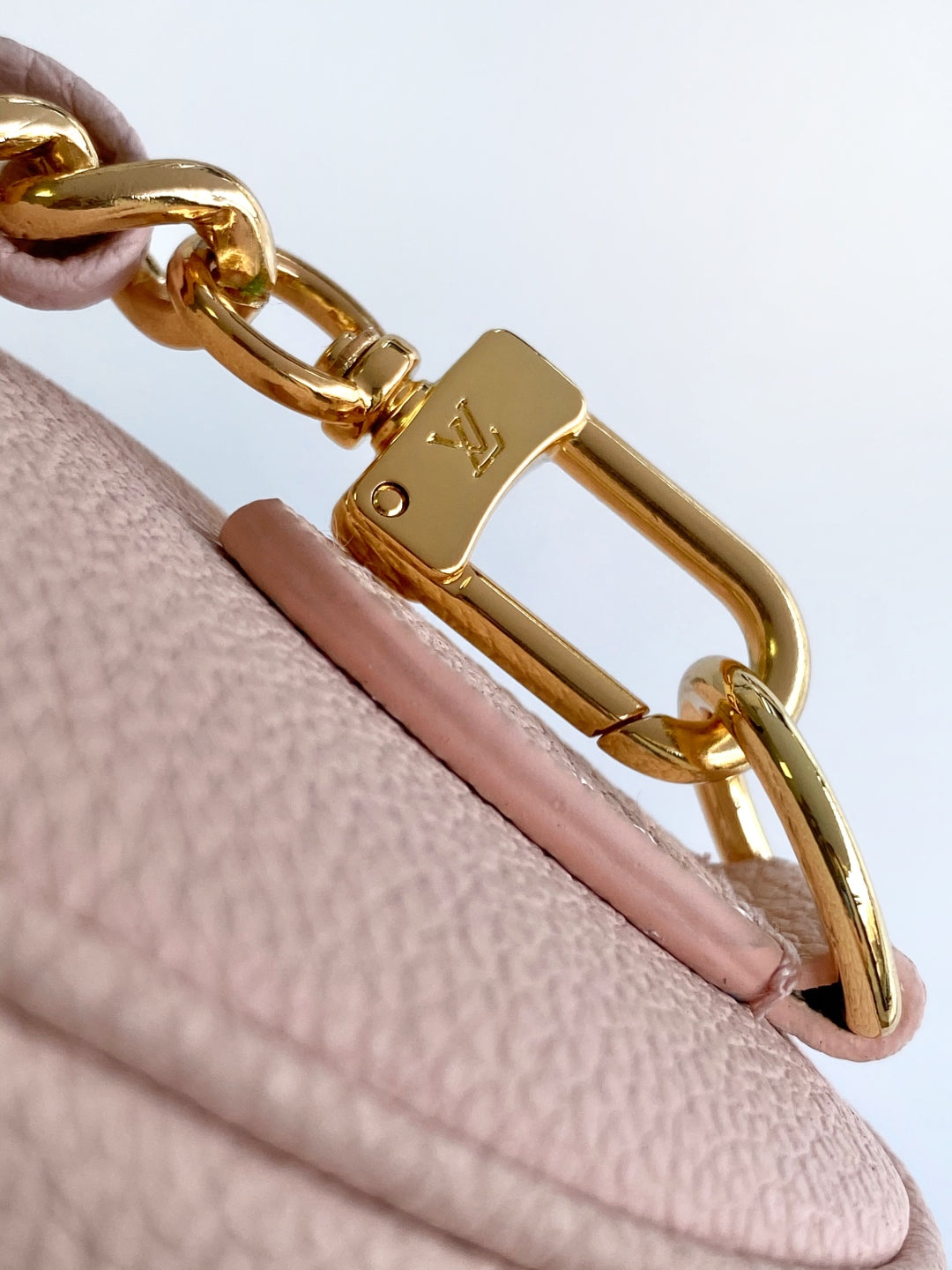 LV Nano Speedy Bag 16 cm Pink White Embossed cowhide GHW mysite