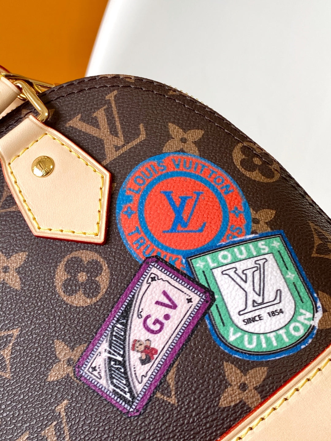 LV Alma BB Handbag 25cm Brown Beige Monogram Canvas & Cowhide GHW mysite