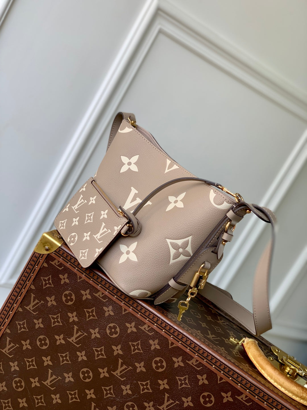 LV All In BB bag Gray Monogram Empreinte leather 240980 mysite