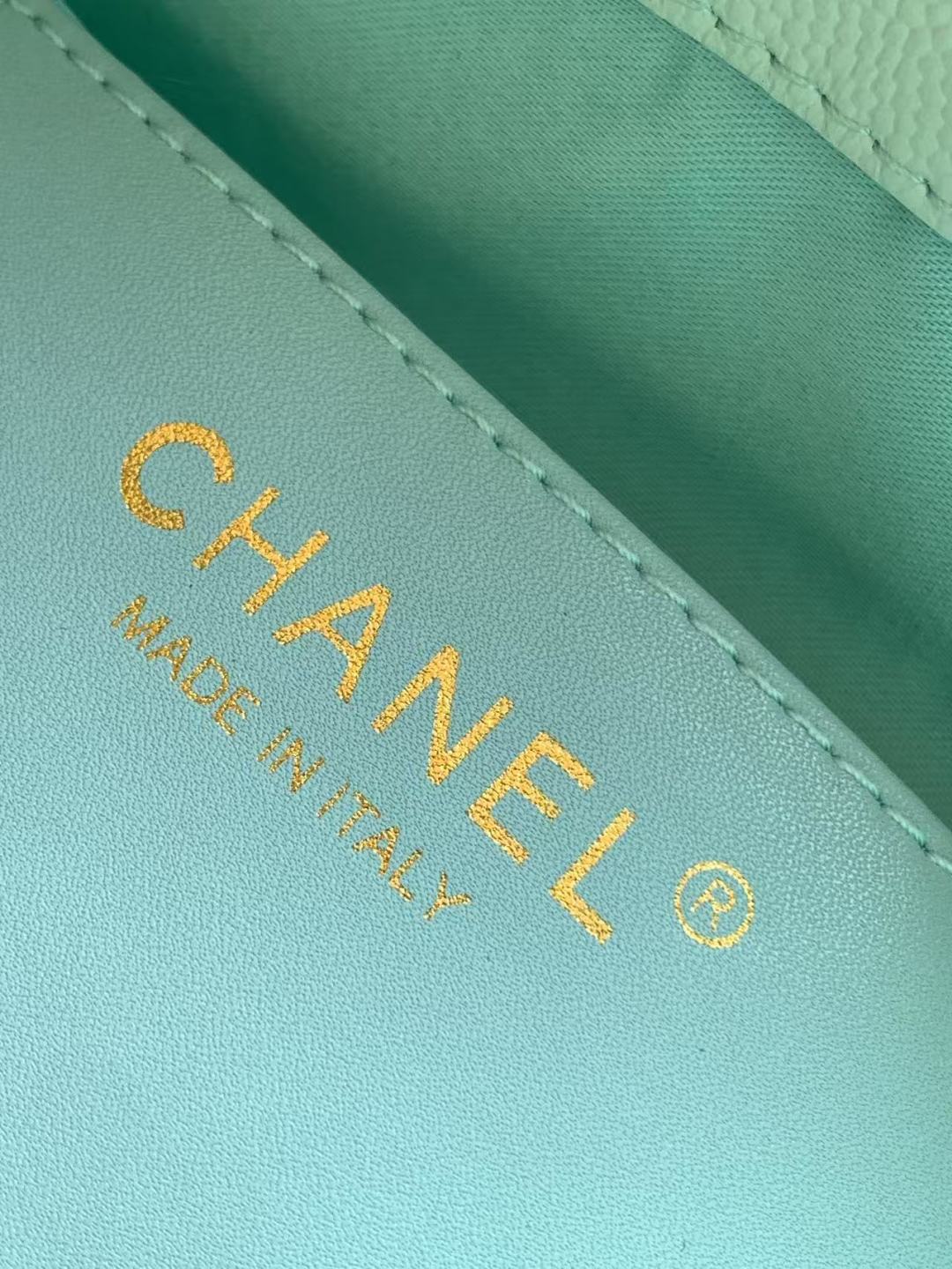 CC 25C Hobo Bag 30cm Turquoise Blue Grained Calfskin mysite