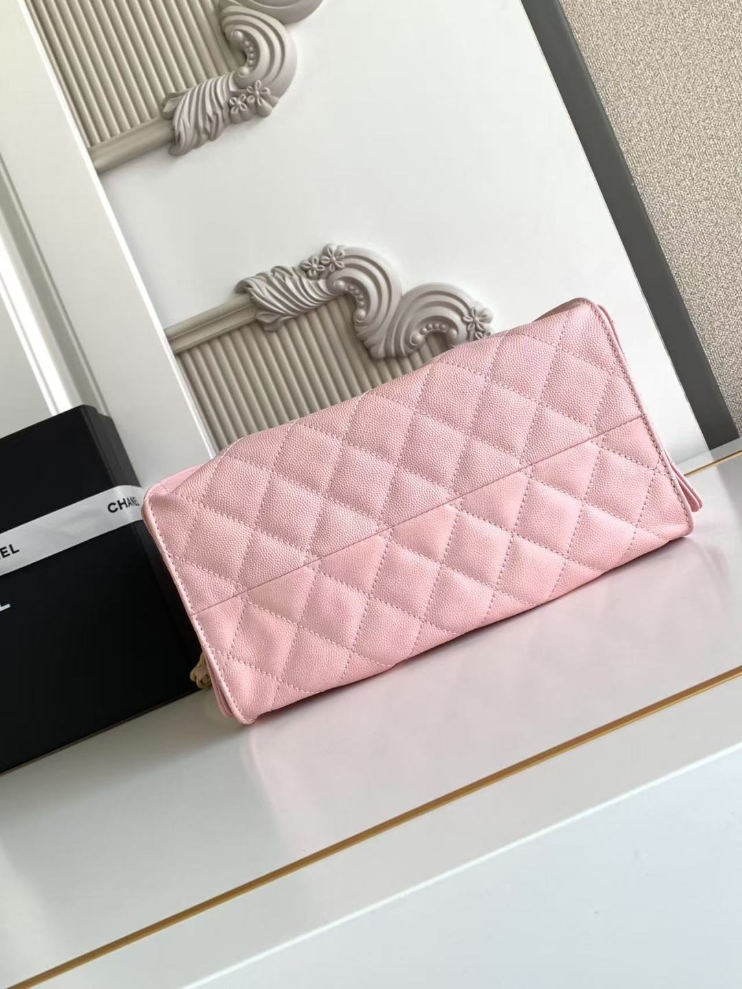 CC 25C Hobo Bag 30cm Pink Grained Calfskin mysite