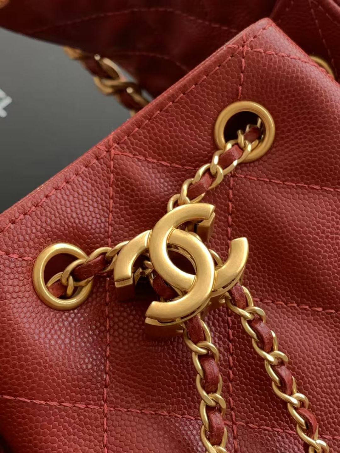 CC 25C Hobo Bag 30cm Dark Red Grained Calfskin mysite