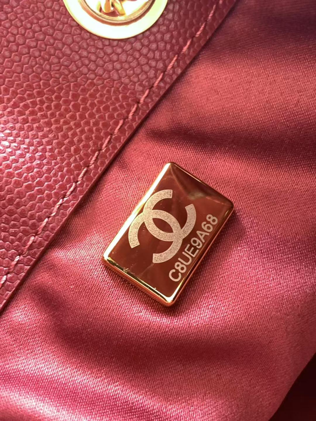 CC 25C Hobo Bag 30cm Dark Red Grained Calfskin mysite
