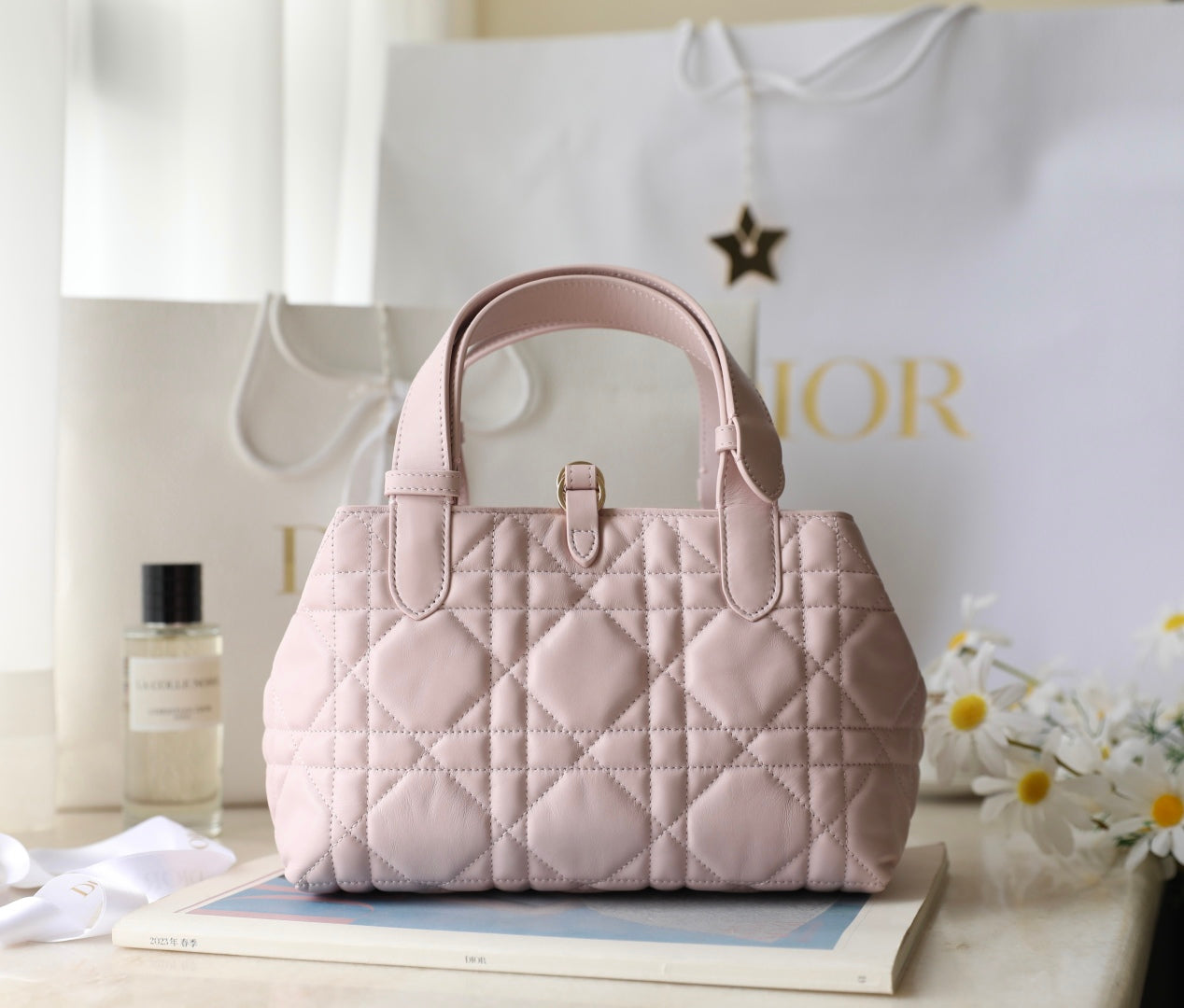 CD Toujours Bag Pink Calfskin mysite