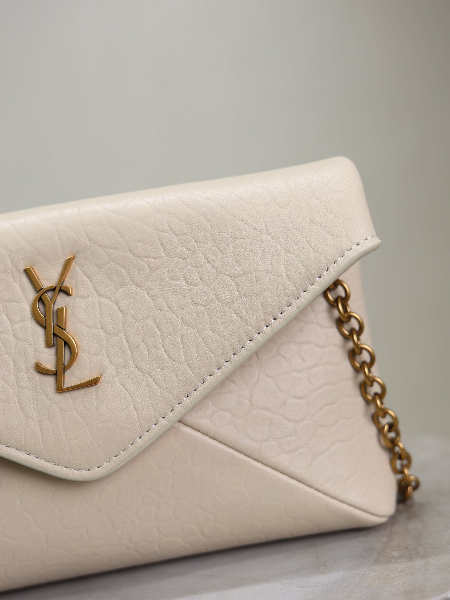 Prada Calypso Bag 19cm White Elephant Leather mysite