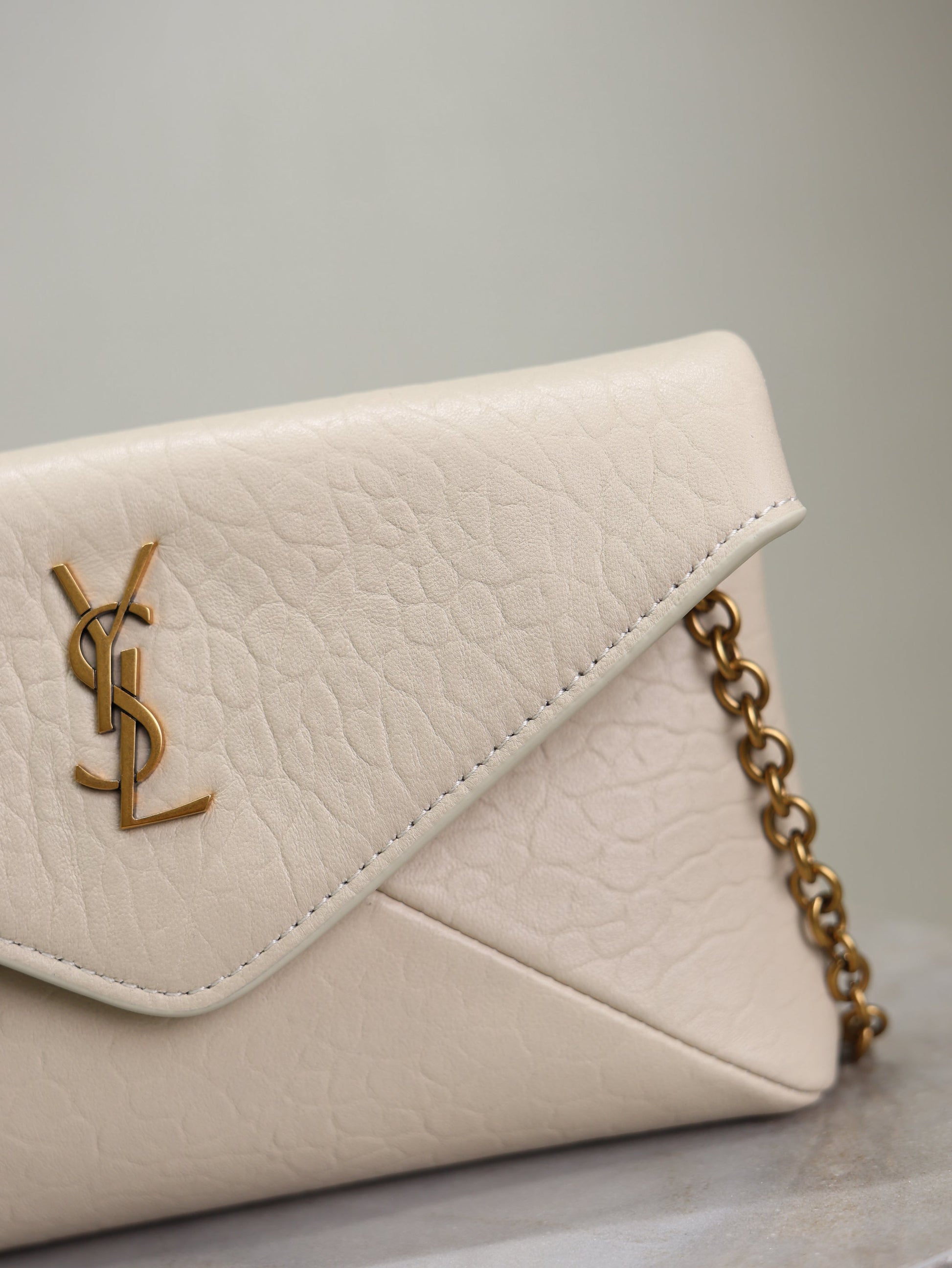 Prada Calypso Bag 19cm White Elephant Leather mysite