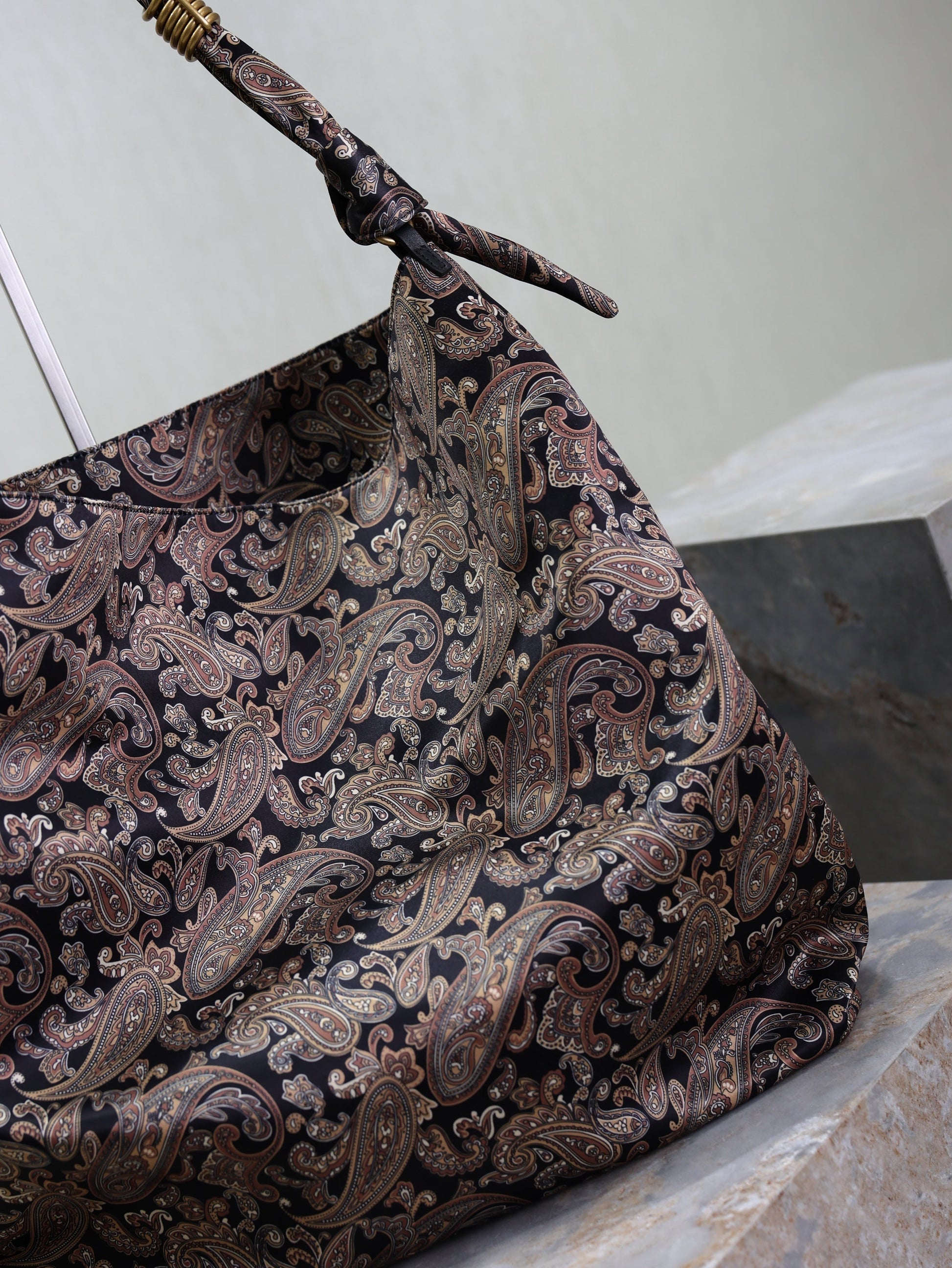 Prada AMALIA Tote Bag 40cm Jacquard Frabic GHW mysite