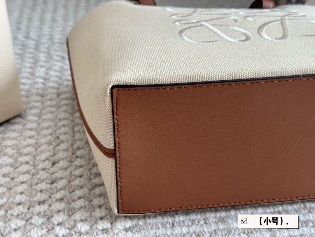 LOE MEDIUM 27 BAG IN BEIGE CANVAS mysite