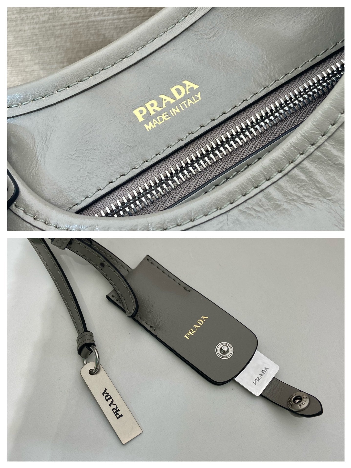 PRA mini catwalk model gray leather and top-grade hardware 339955 mysite