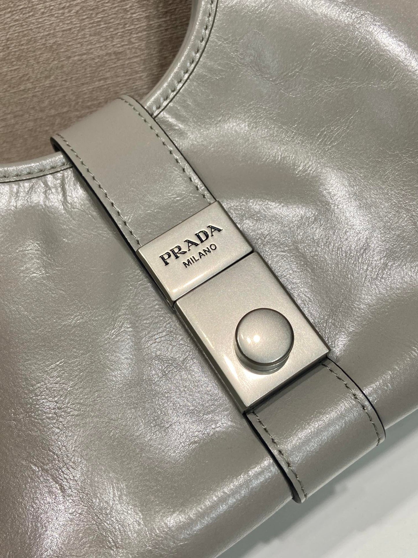 PRA mini catwalk model gray leather and top-grade hardware 339955 mysite