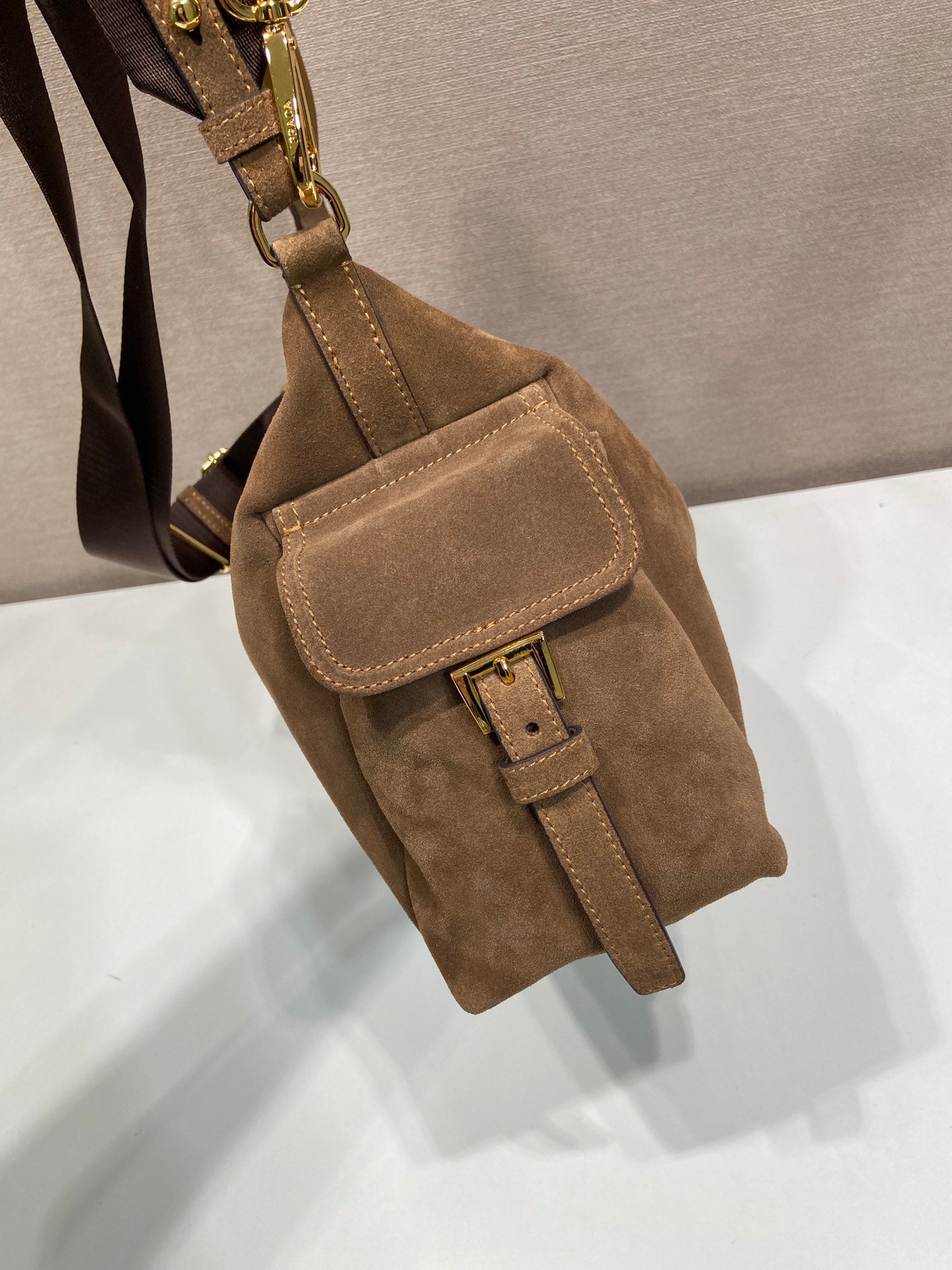PRA Explorer Bag Brown Suede 341105 mysite