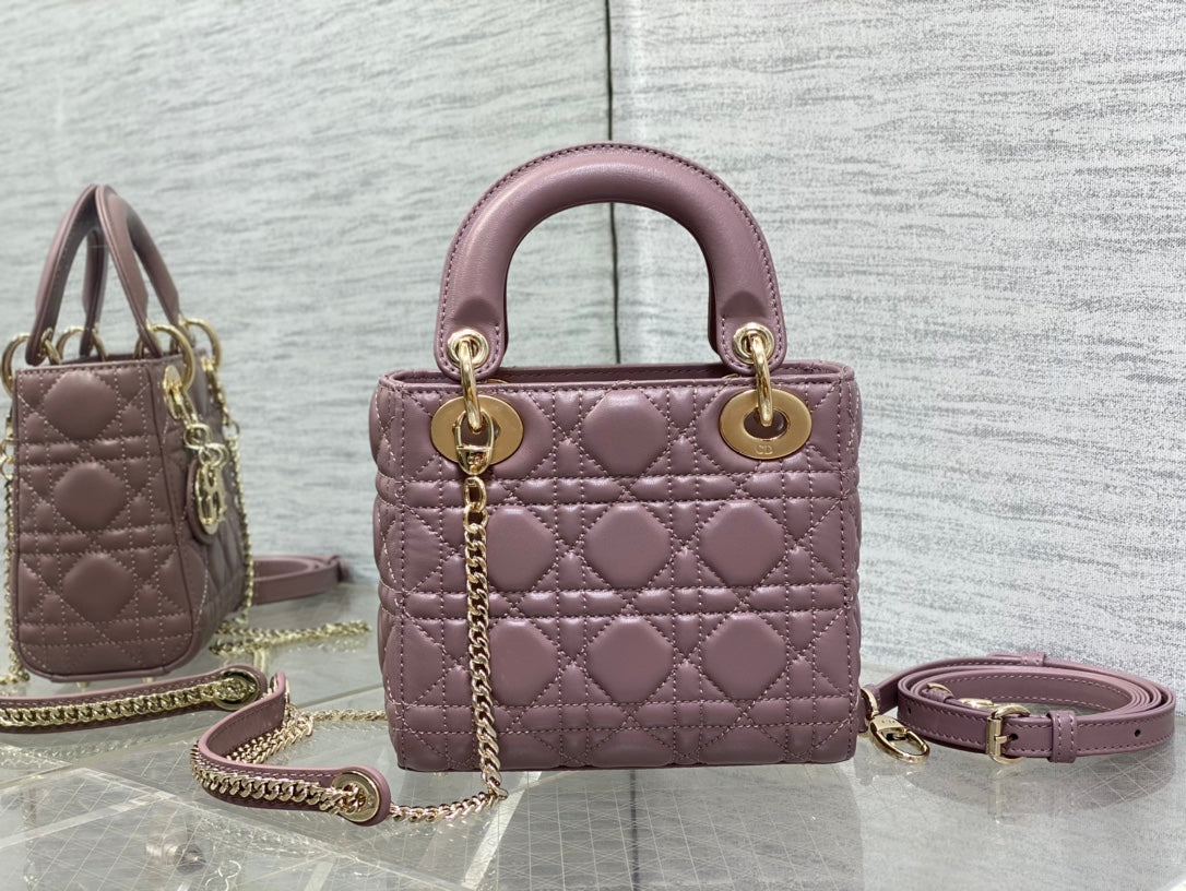 mini lady 17 blue lilac lambskin mysite