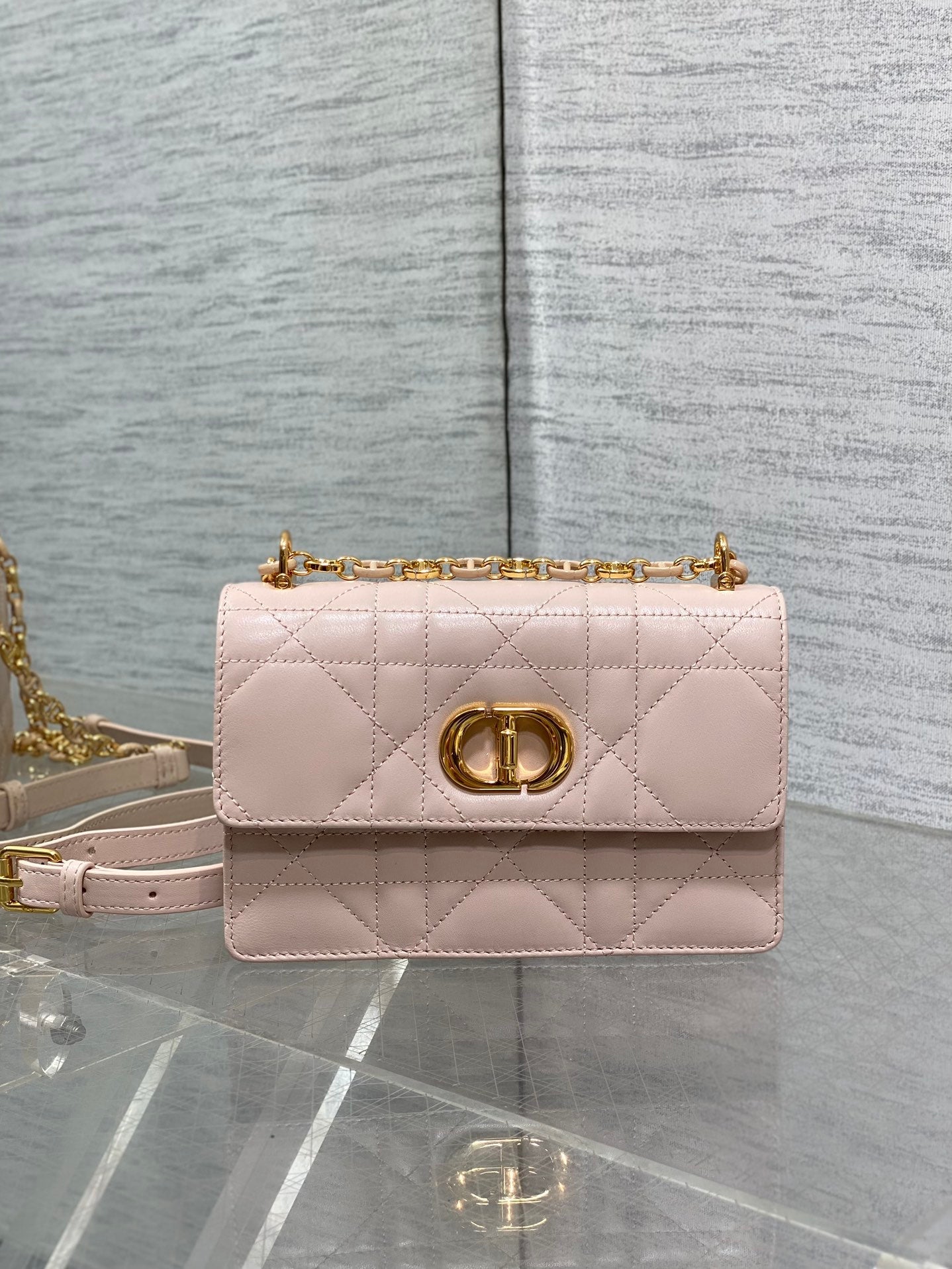 CD Miss Caro 17 Bag Pink Calfskin 226492 mysite