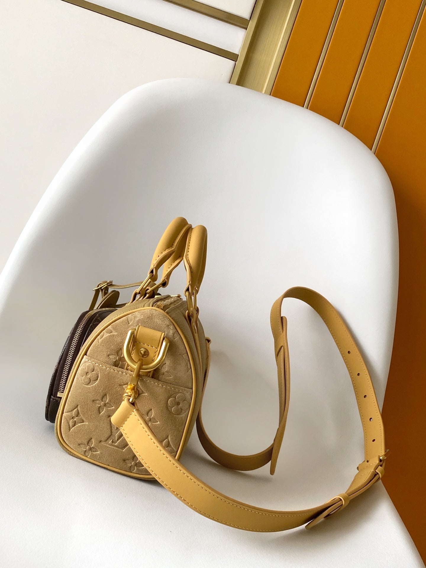 LV M12627 Keepall Bandoulière Cargo 25 Khaki Monogram Canvas & Cowhide  GHW mysite