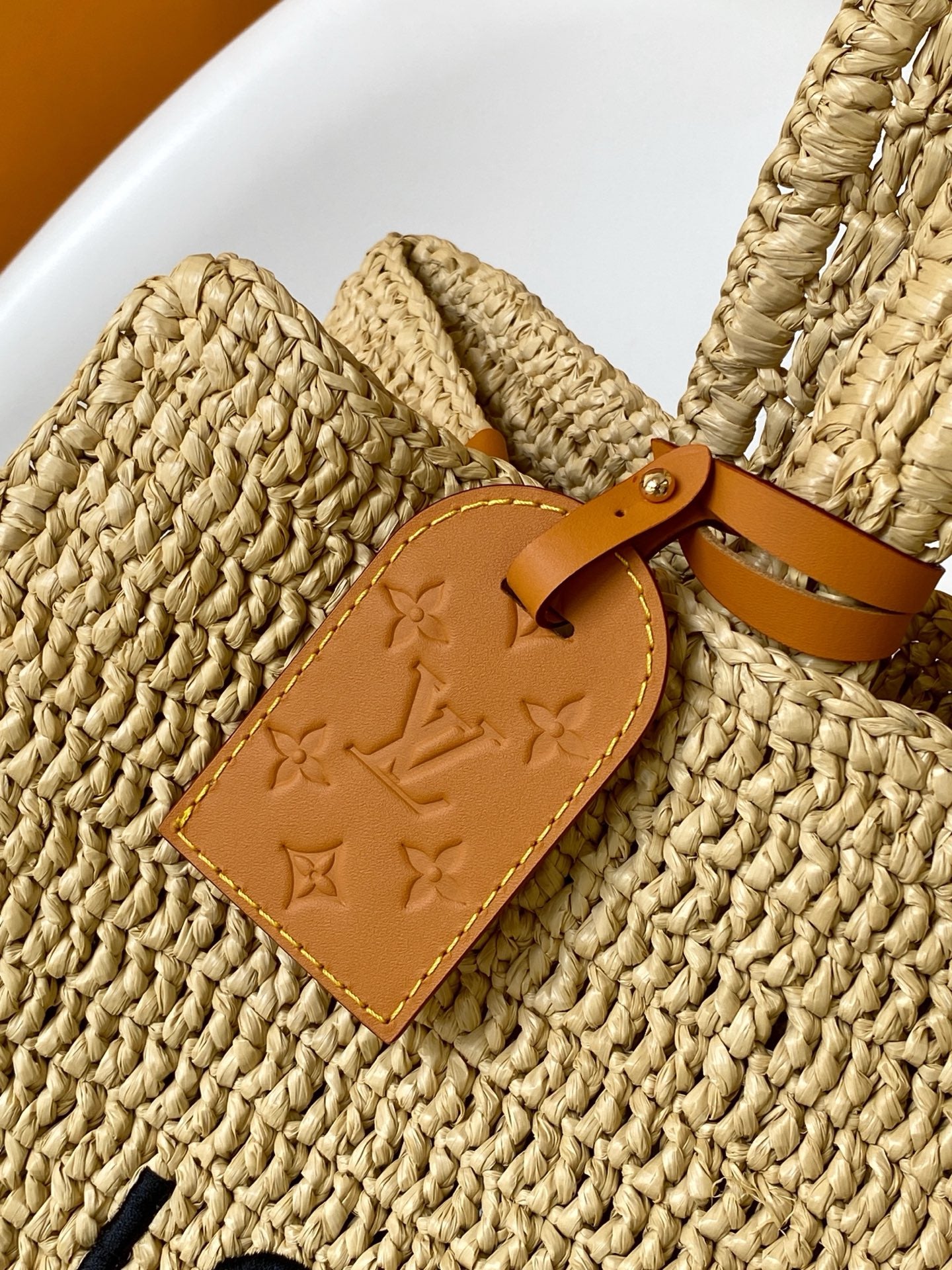 Summer Shopper Tote MM Beige Raffia & Cowhide mysite