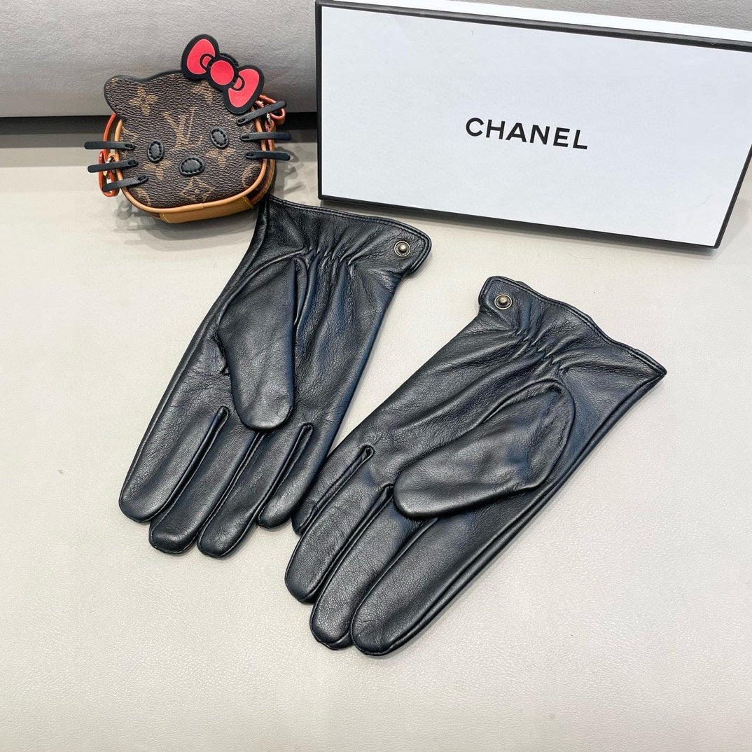 DOUBLE G GLOVES IN BLACK LAMBSKIN 370906 mysite