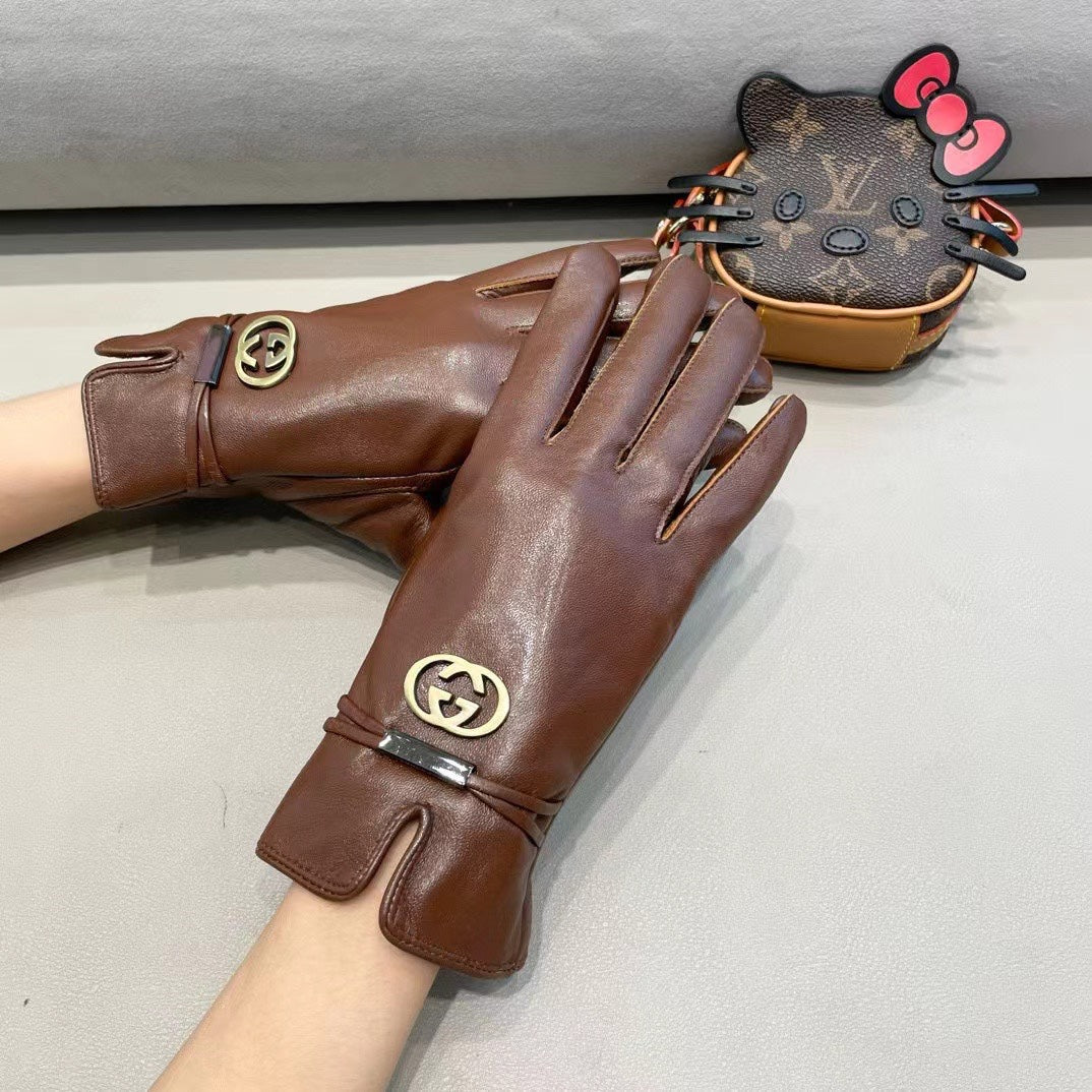 TOUCHSCREEN GLOVES IN PENNY BROWN SHEEPSKIN 391499 mysite