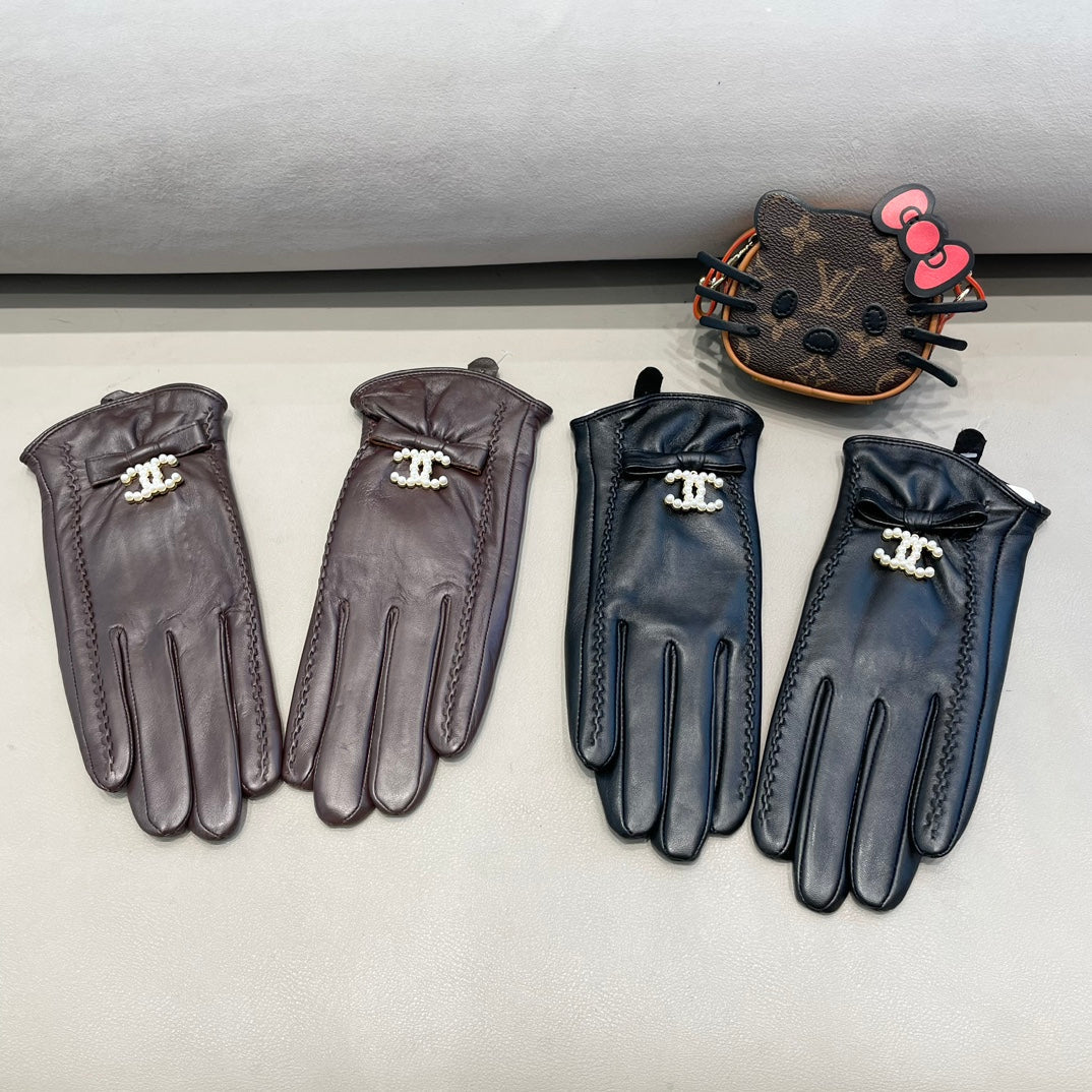 GLOVES IN BRUNETTE BROWN LAMBSKIN 415821 mysite