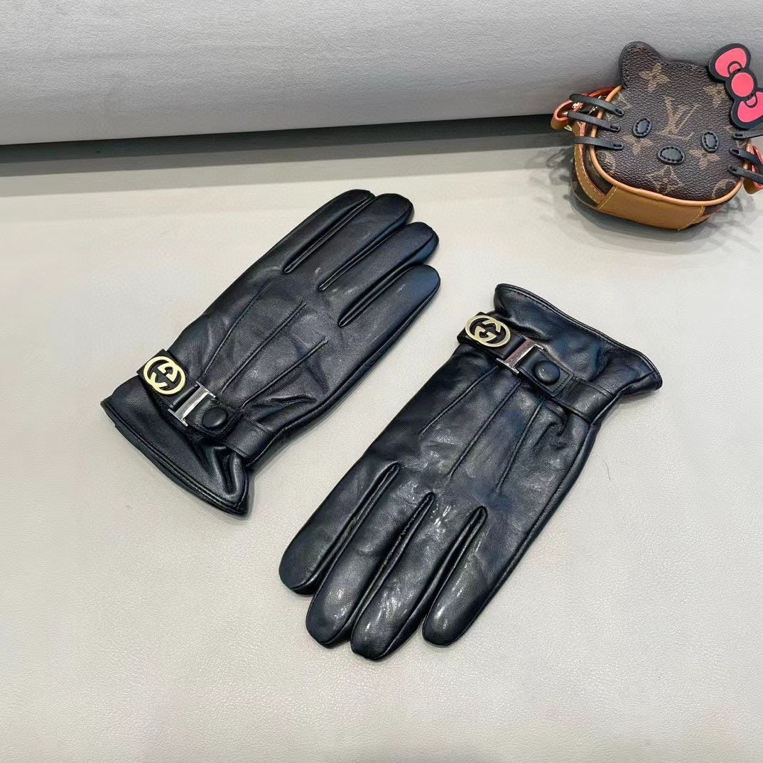 TOUCHSCREEN GLOVES IN BLACK LAMBSKIN 454568 mysite