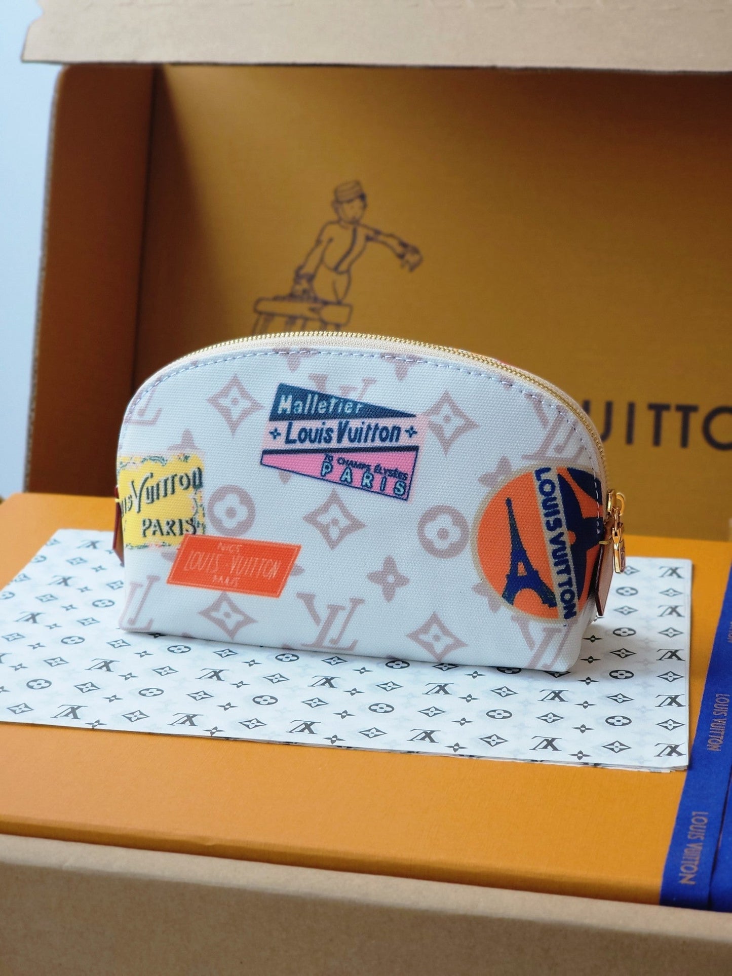 LV M14909 Cosmetic Pouch PM Multicolor Monogram Dune Canvas mysite