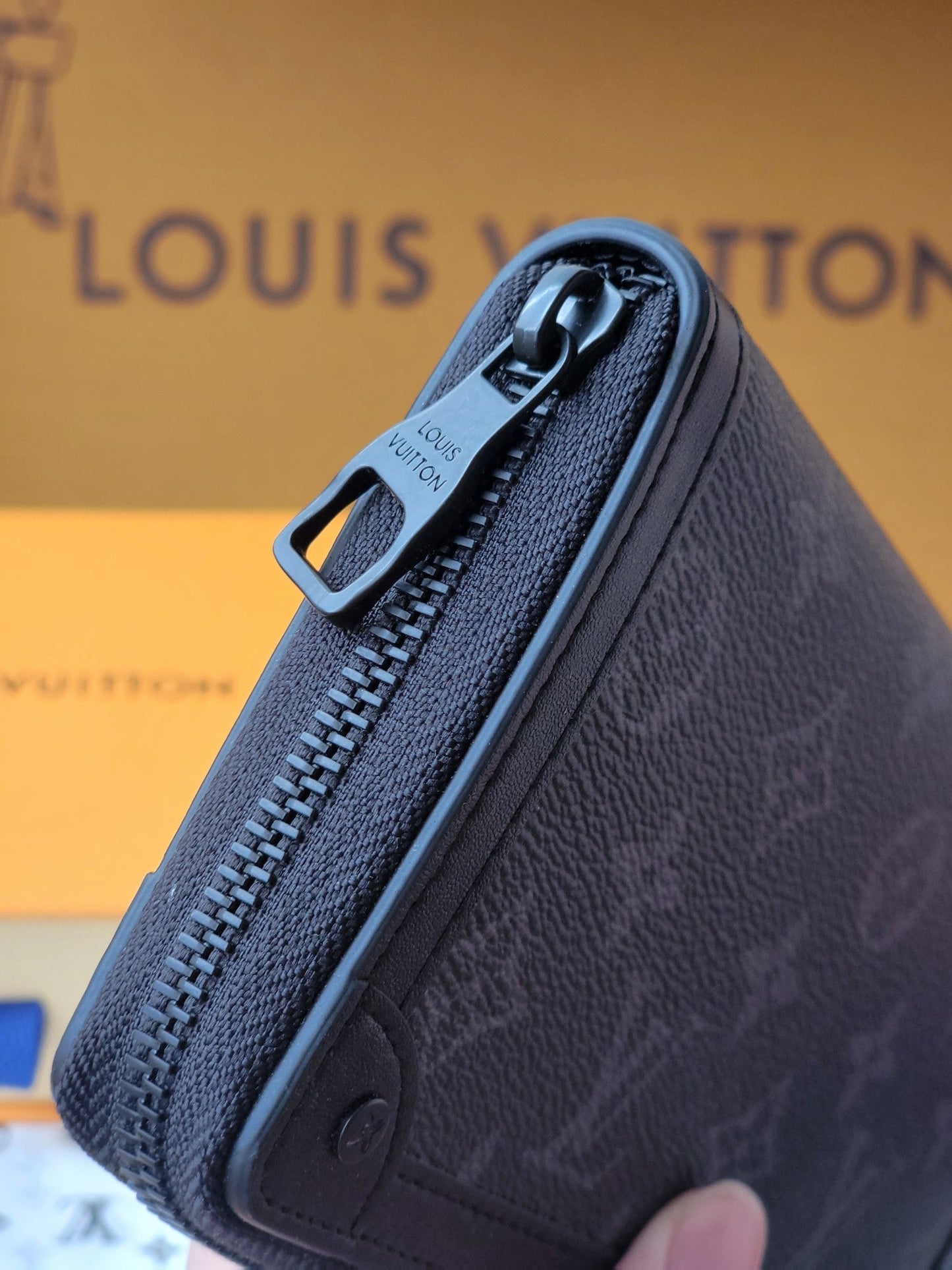 LV Trunk Zippy Wallet Black Monogram Eclipse Canvas mysite