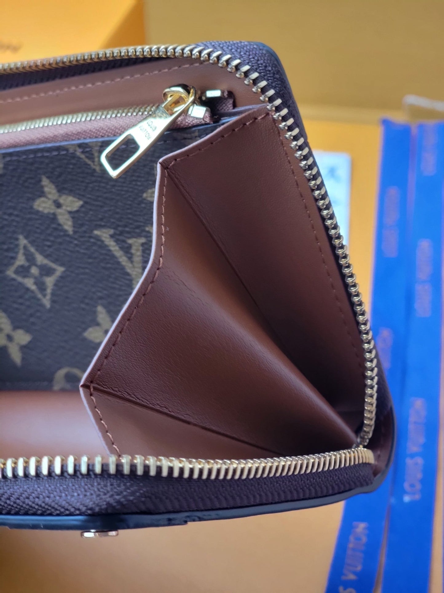 LV Trunk Zippy Wallet Brown Monogram Canvas & Cowhide mysite