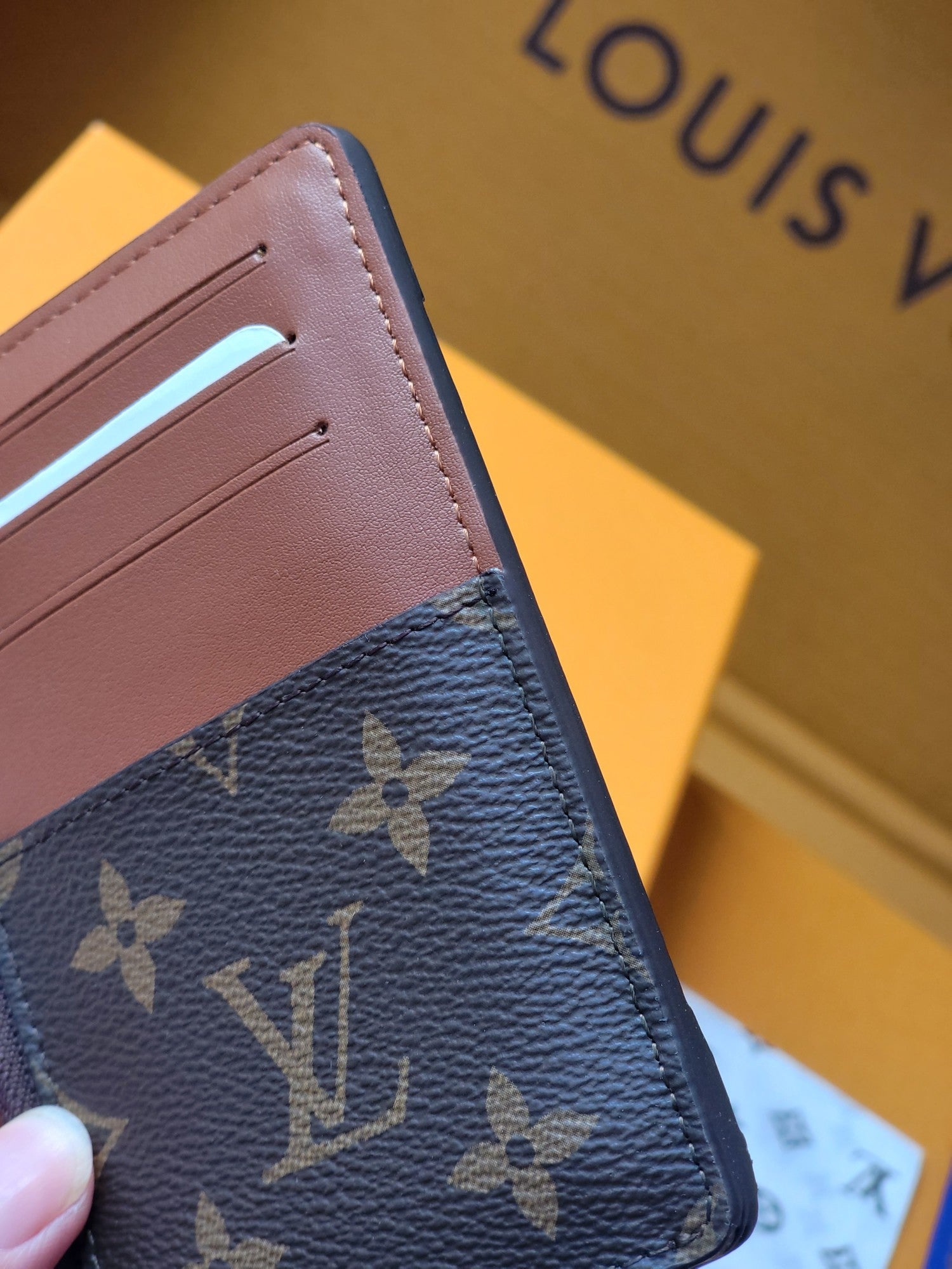 LV Card Holder Trunk Brown Monogram Canvas & Cowhide mysite