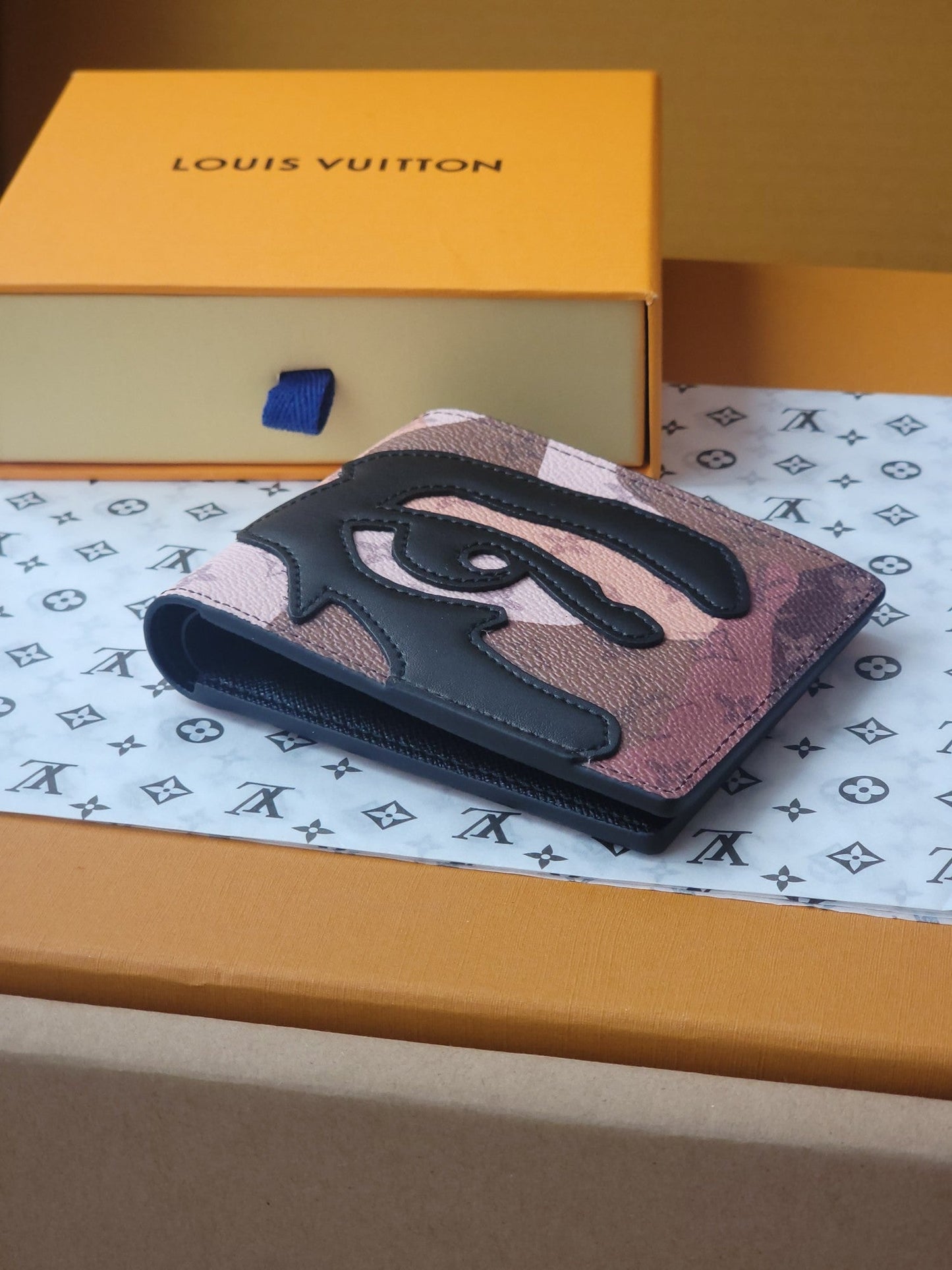 LV M82573 Faces Multiple wallet Brown Monogram Canvas & Cowhide mysite