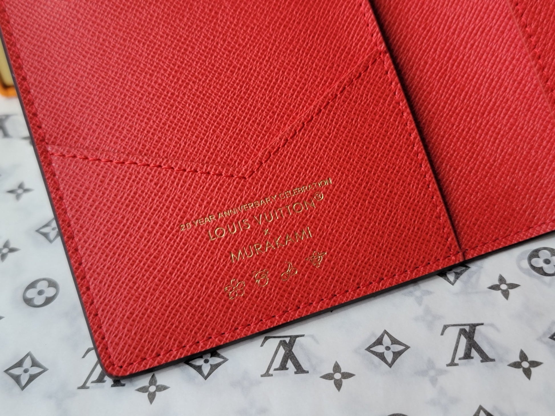 LV x TM Passport Cover Brown Monogram Canvas With Cherry Motif mysite