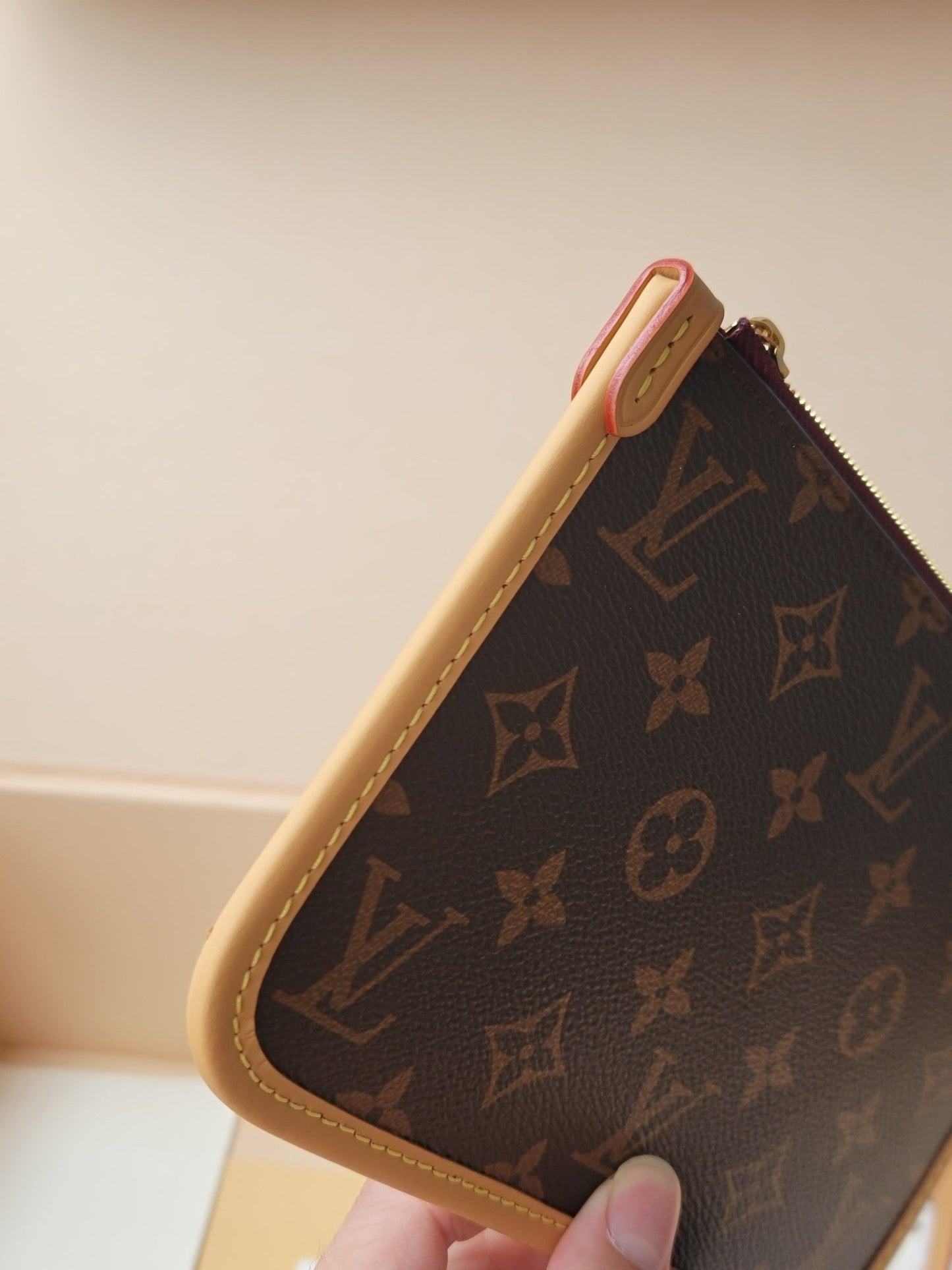 LV M46203 Carryall Pochette Brown Monogram Canvas & Cowhide mysite