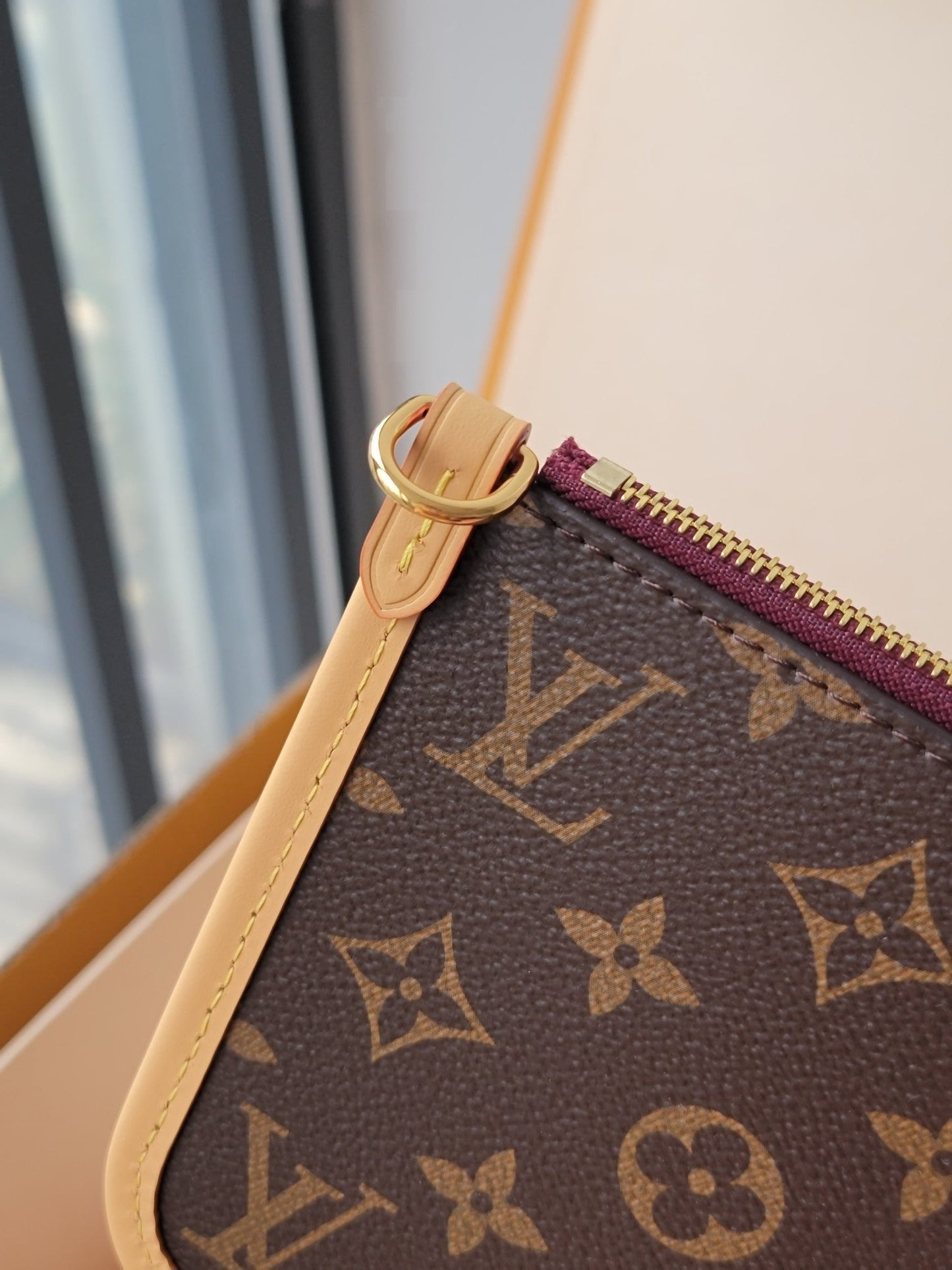 LV M46203 Carryall Pochette Brown Monogram Canvas & Cowhide mysite