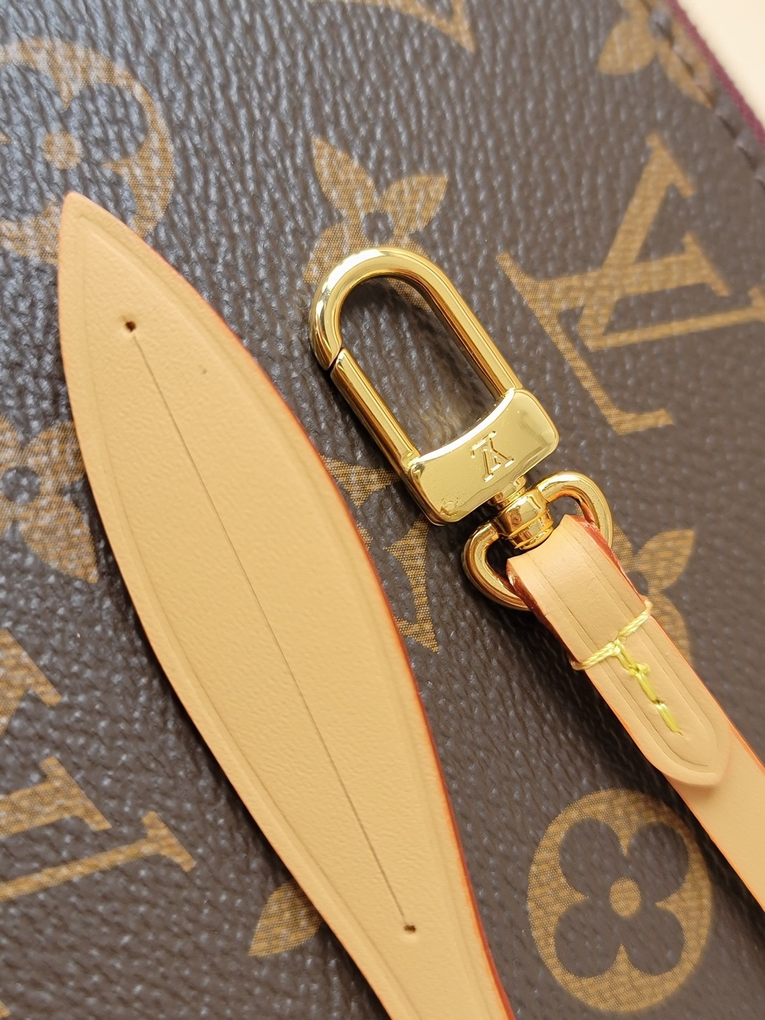 LV M46203 Carryall Pochette Brown Monogram Canvas & Cowhide mysite