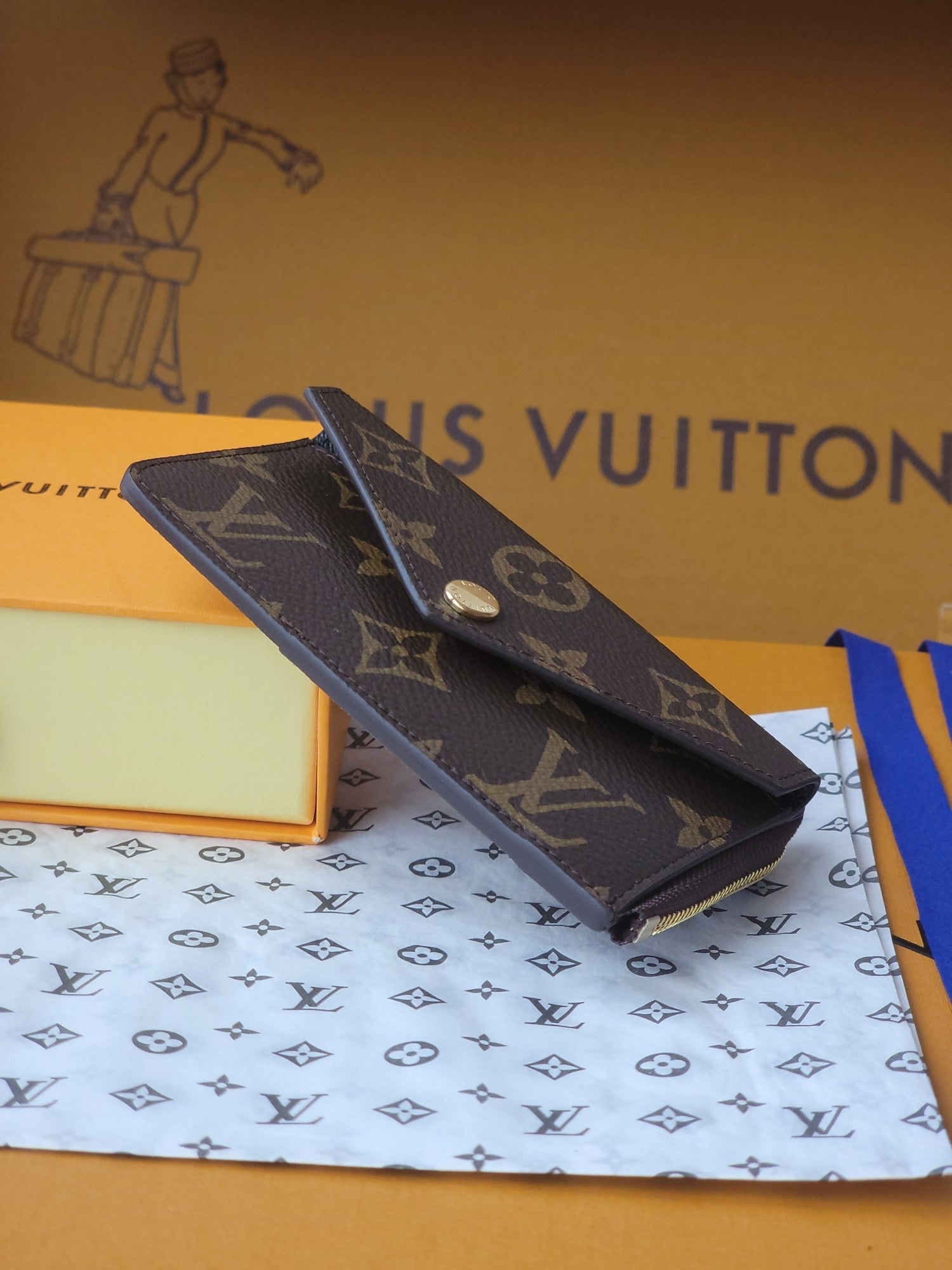 LV Card Holder Recto Verso Brown Monogram Canvas & Cowhide GHW mysite