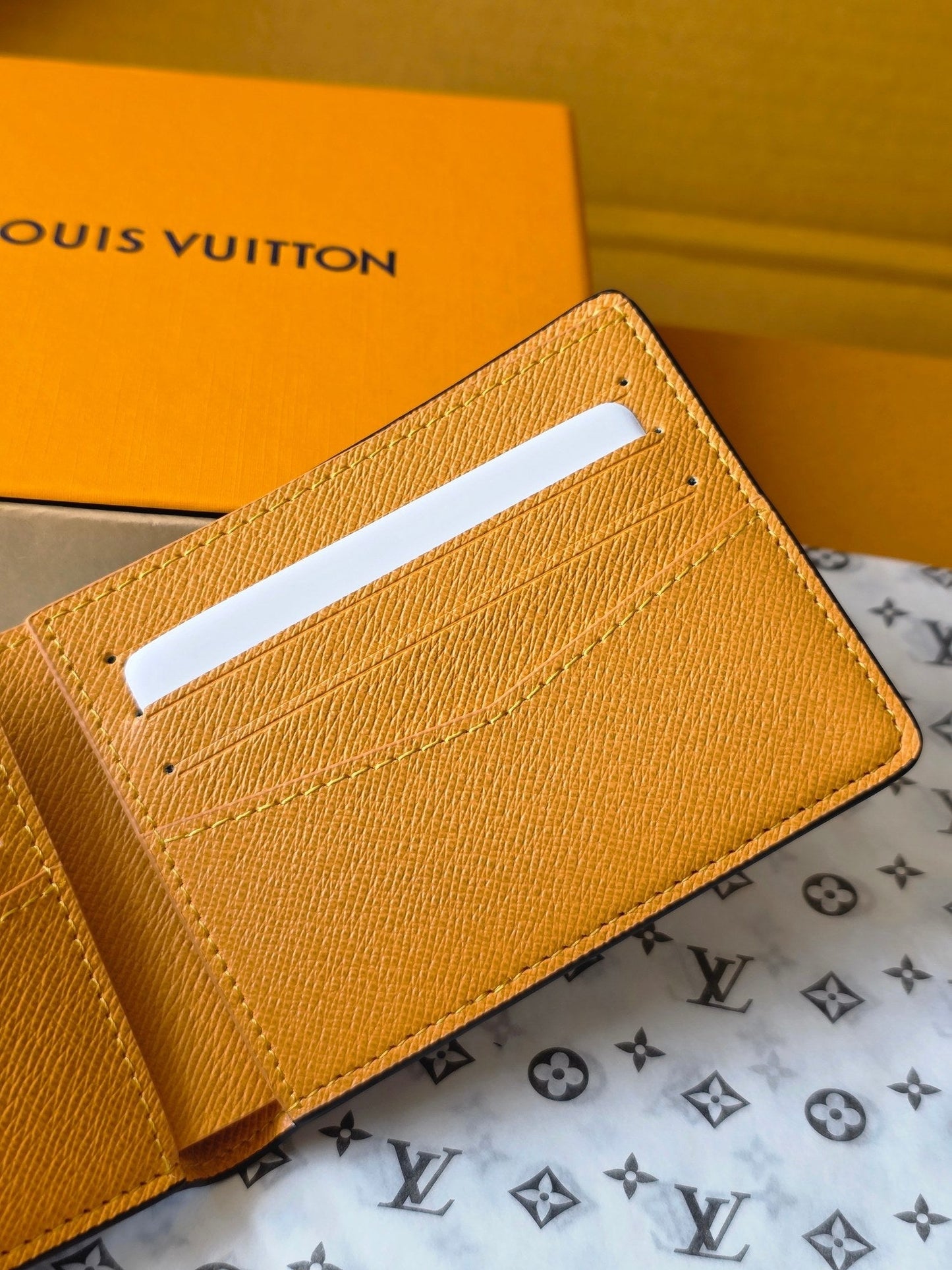 LV M25795 Multiple Wallet Dark Blue Teal Green Cowhide mysite