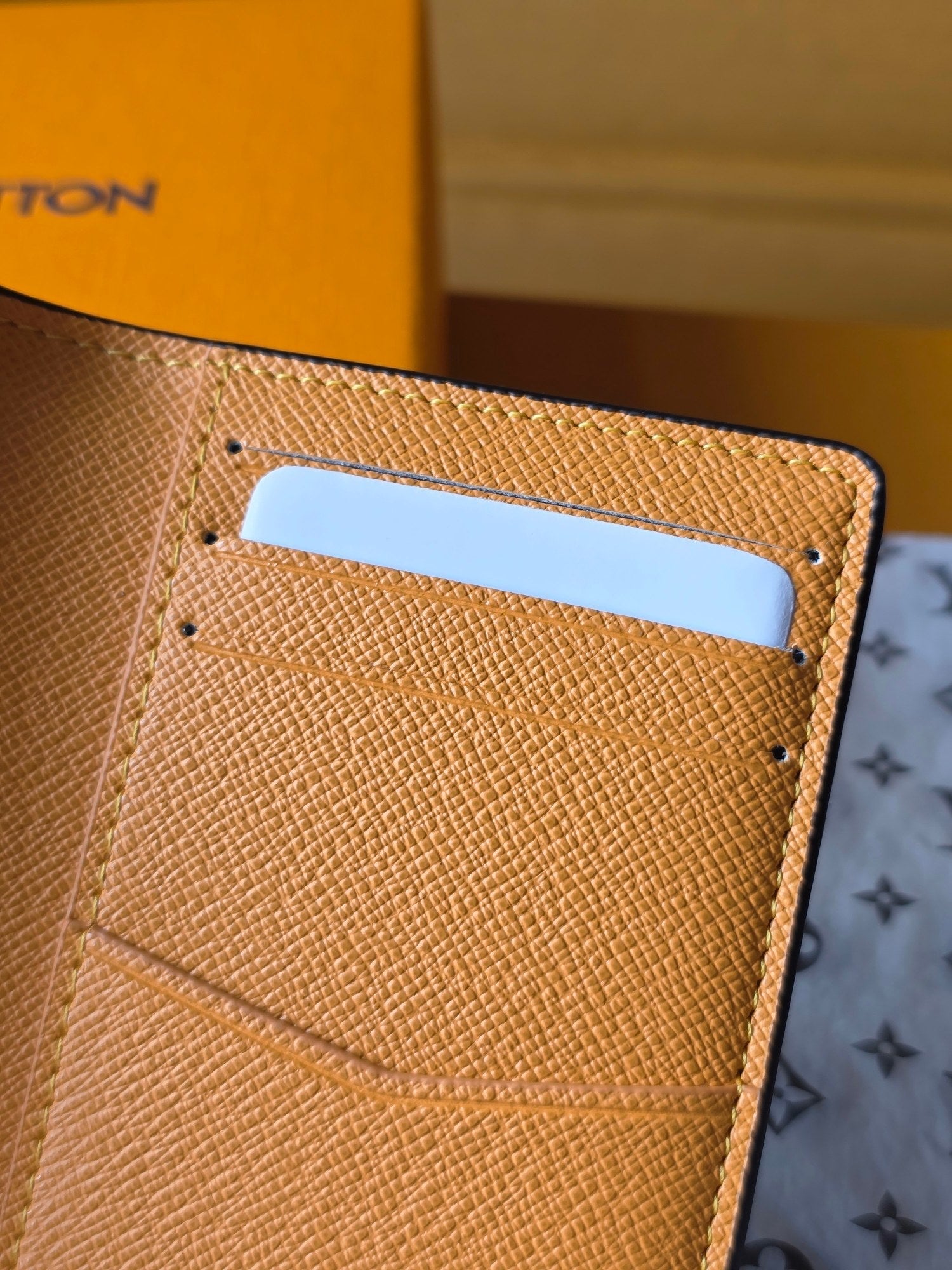 LV Pocket Organizer Dark Blue Teal Green Cowhide mysite