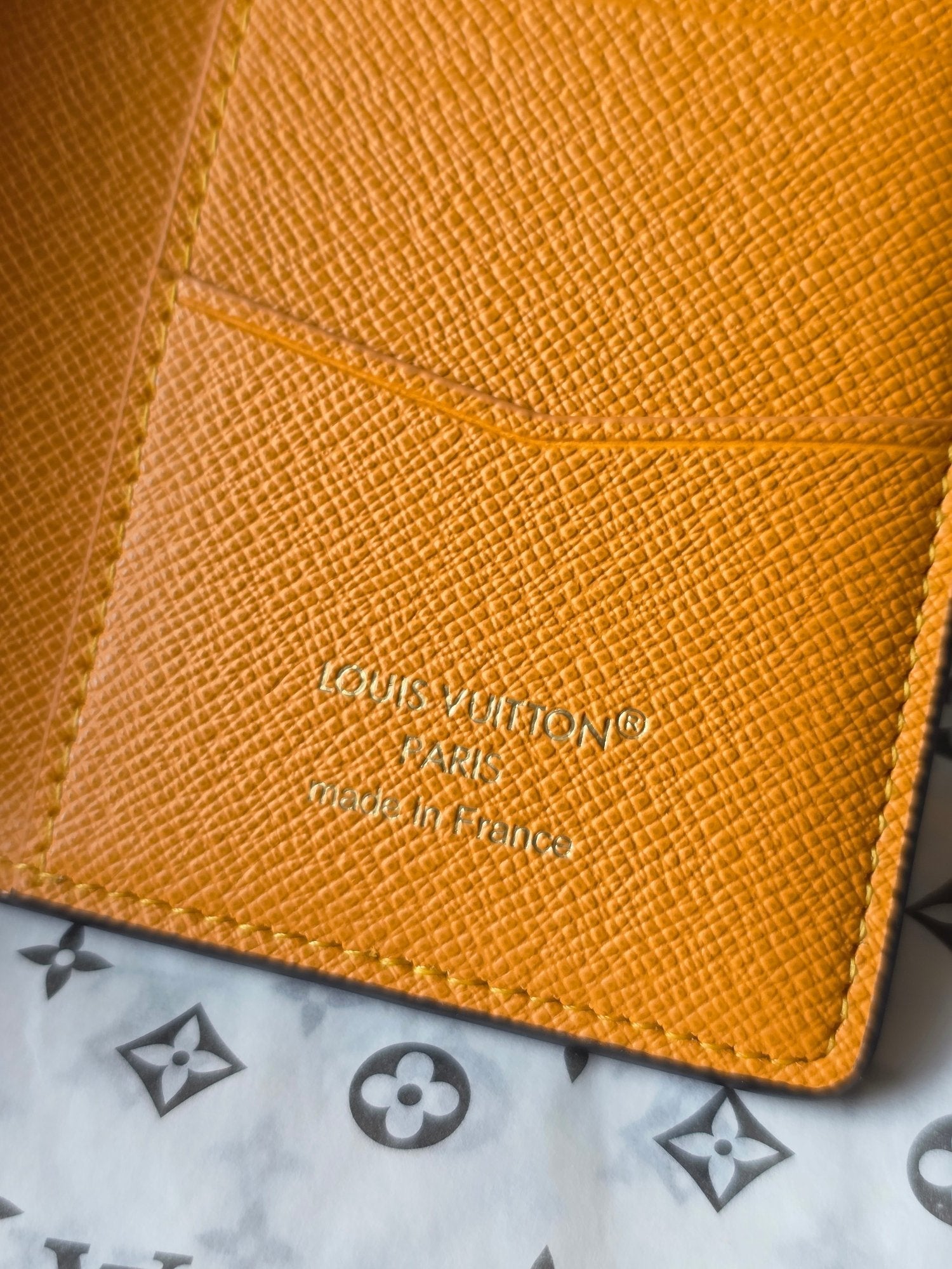 LV Pocket Organizer Dark Blue Teal Green Cowhide mysite