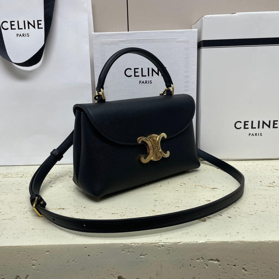 NINO TEEN 20 BAG IN BLACK SOLF CALFSKIN mysite