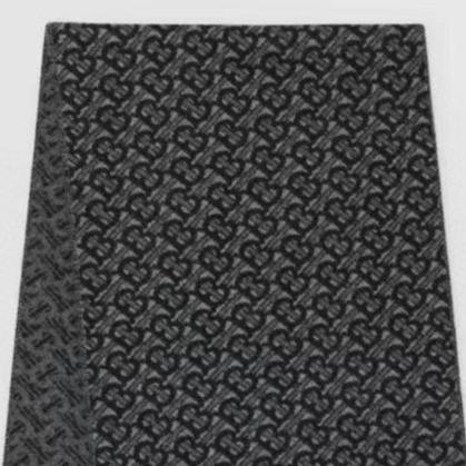 SCARF 168 CM IN DARK GRAY CASHMERE 394721 mysite