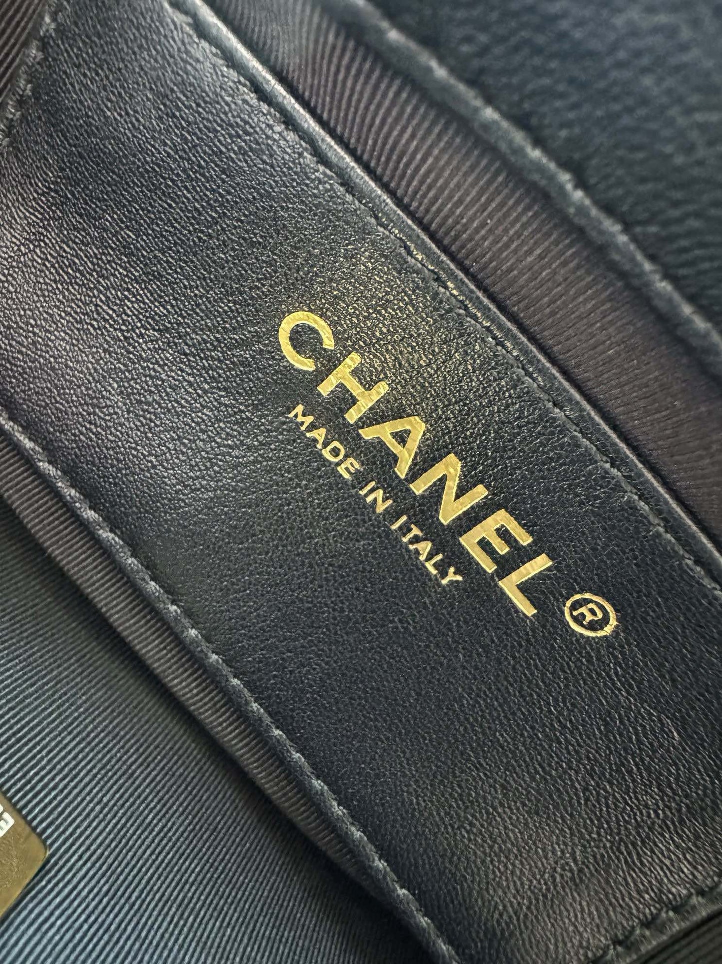 24c cc baguette bag black lambskin gold hardware mysite